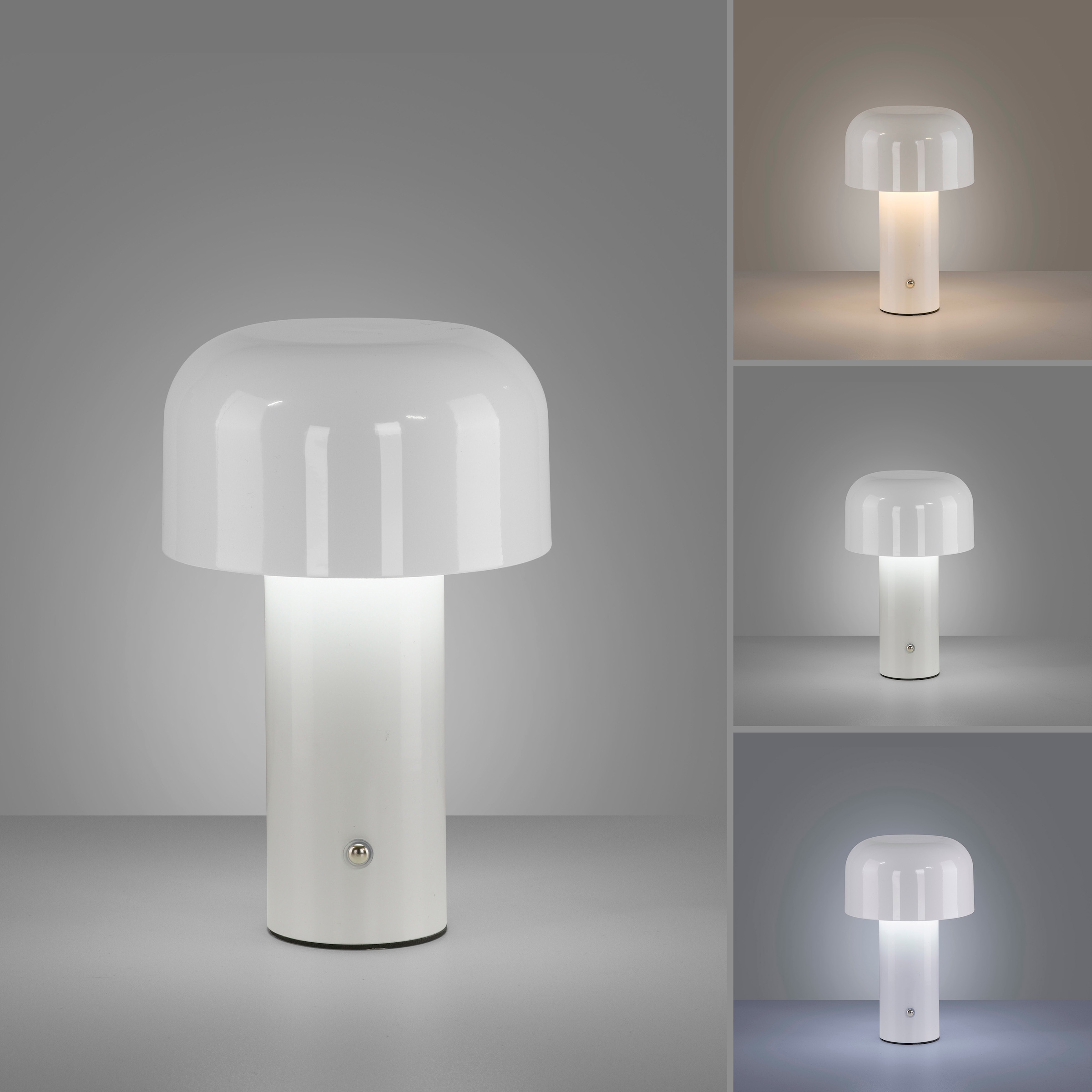 JUST LIGHT Tischleuchte »AGNES«, 1 flammig, Leuchtmittel LED-Modul | LED fest integriert, Akkuleuchte