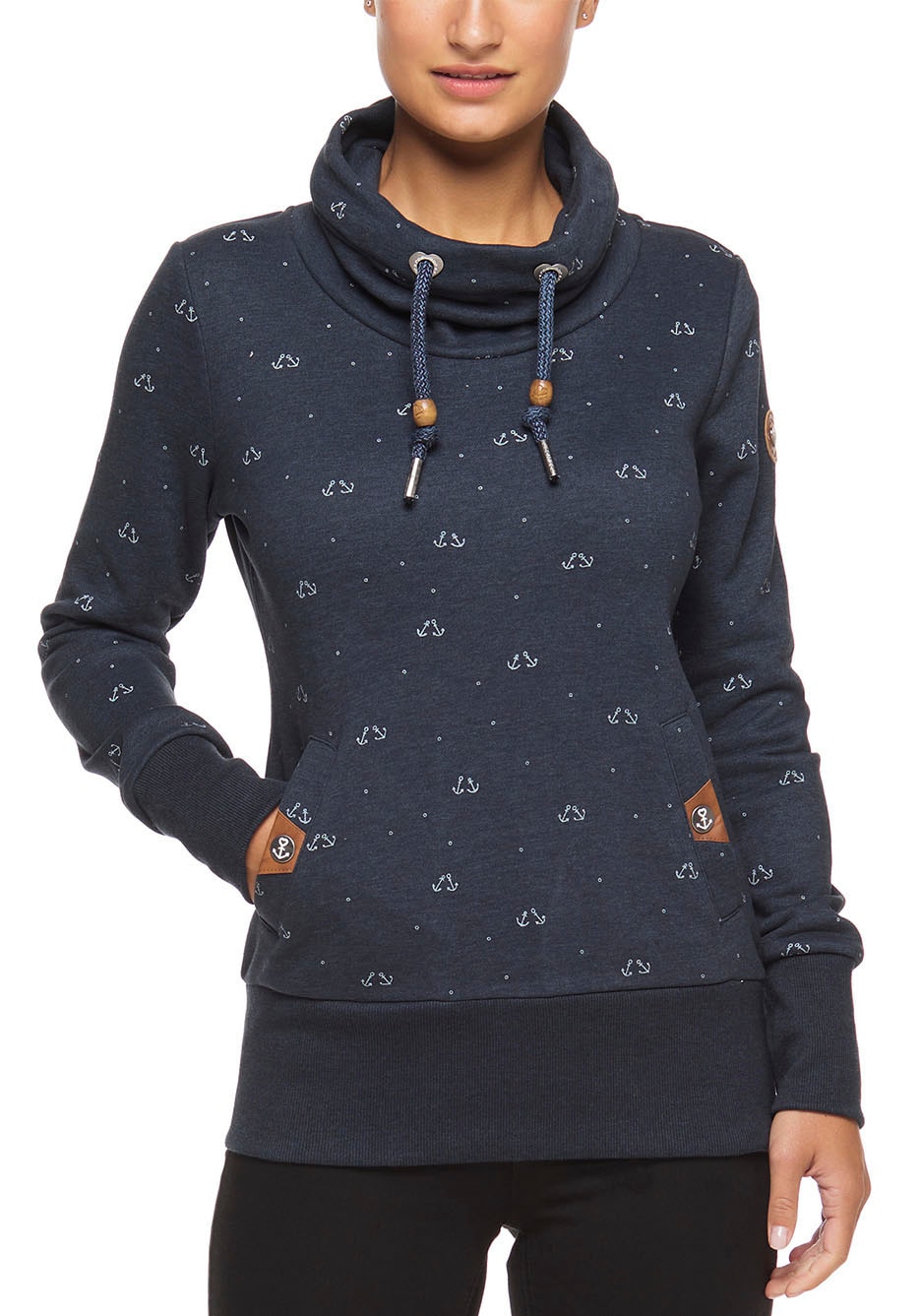 Ragwear Sweater »RYLIE MARINA«, mit maritimen Allover 