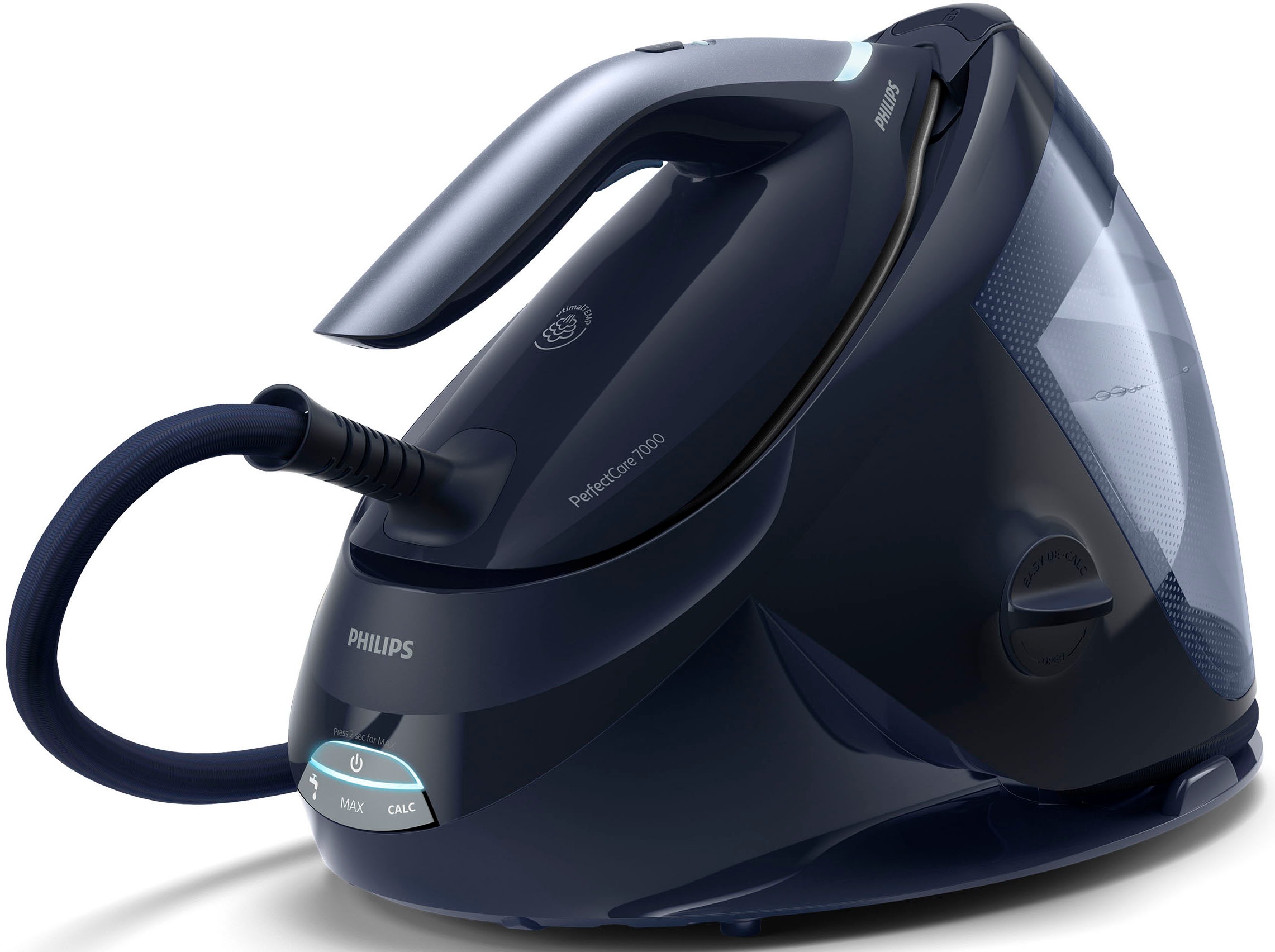 PHILIPS Dampfbügelstation »PerfectCare 7000 Series PSG7130/20« 1.800 ml Wassertank 2.400 Watt, OptimalTemp & DynamicQ Sensor, 600 gr Dampfstoß...