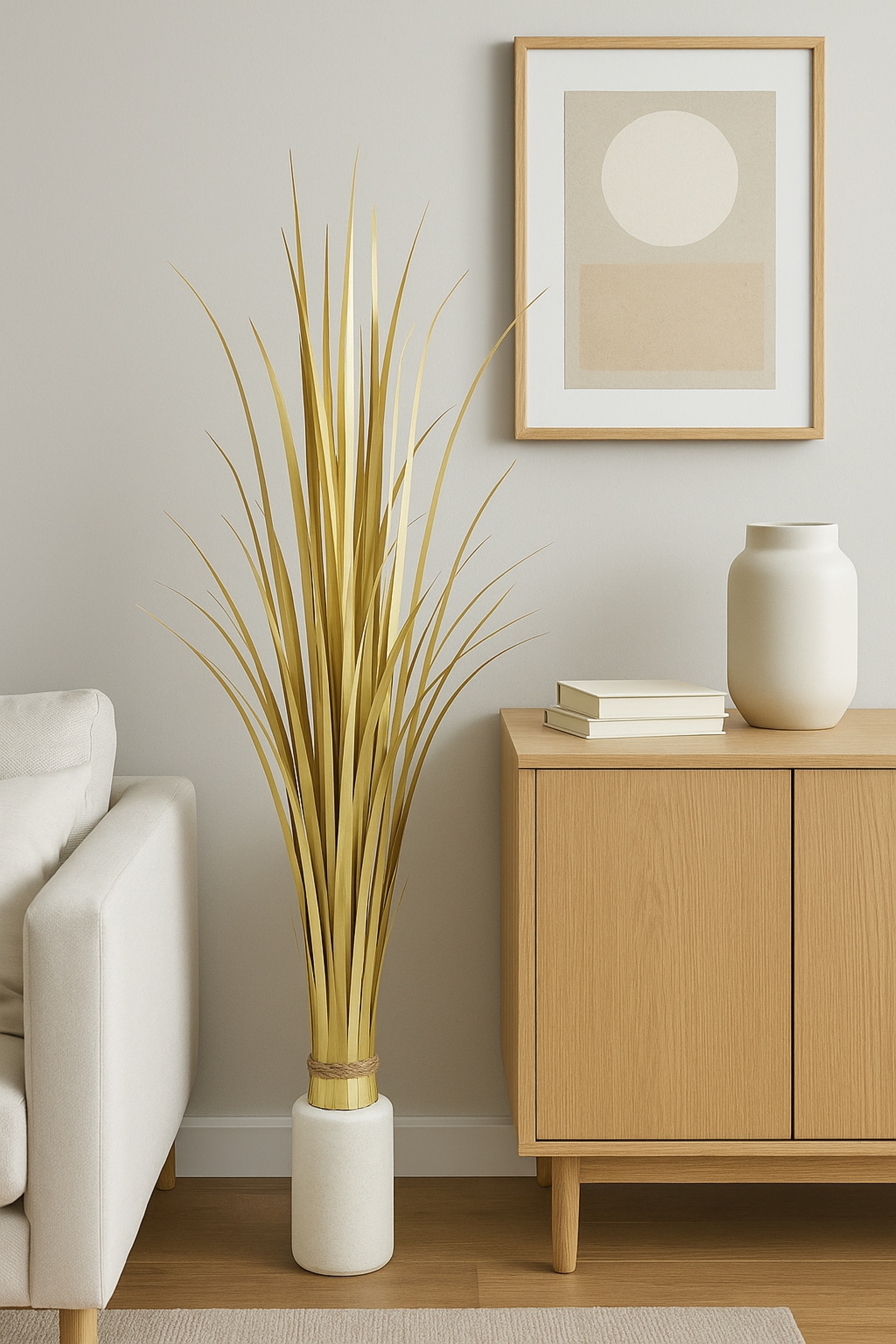 I.GE.A. Kunstpflanze »Grasbündel« Grasarrangement Künstlich Gras Busch Deko günstig online kaufen