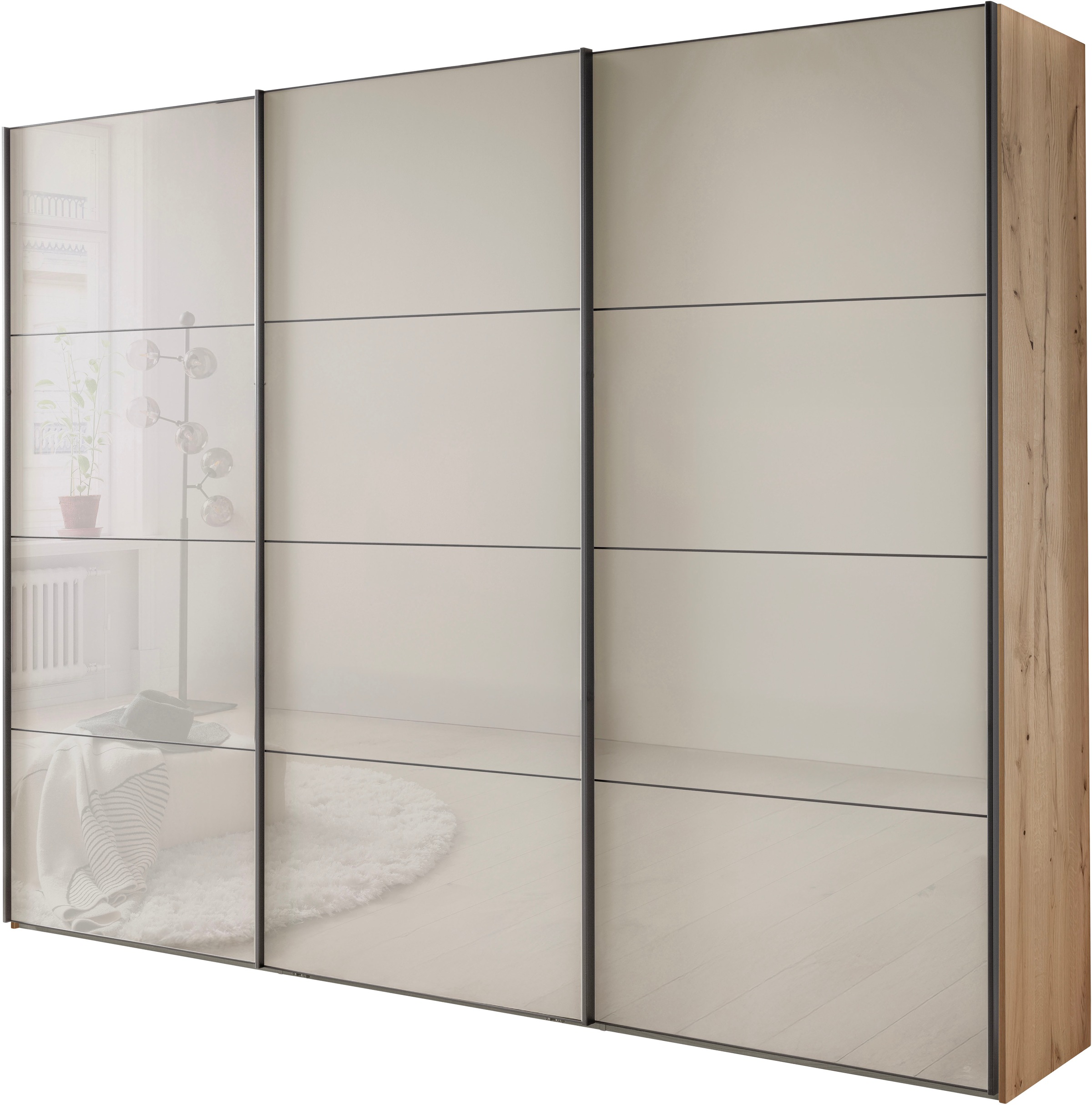 WIEMANN Schwebetürenschrank »Phoenix, Made in Germany, modernes Design, Hig günstig online kaufen