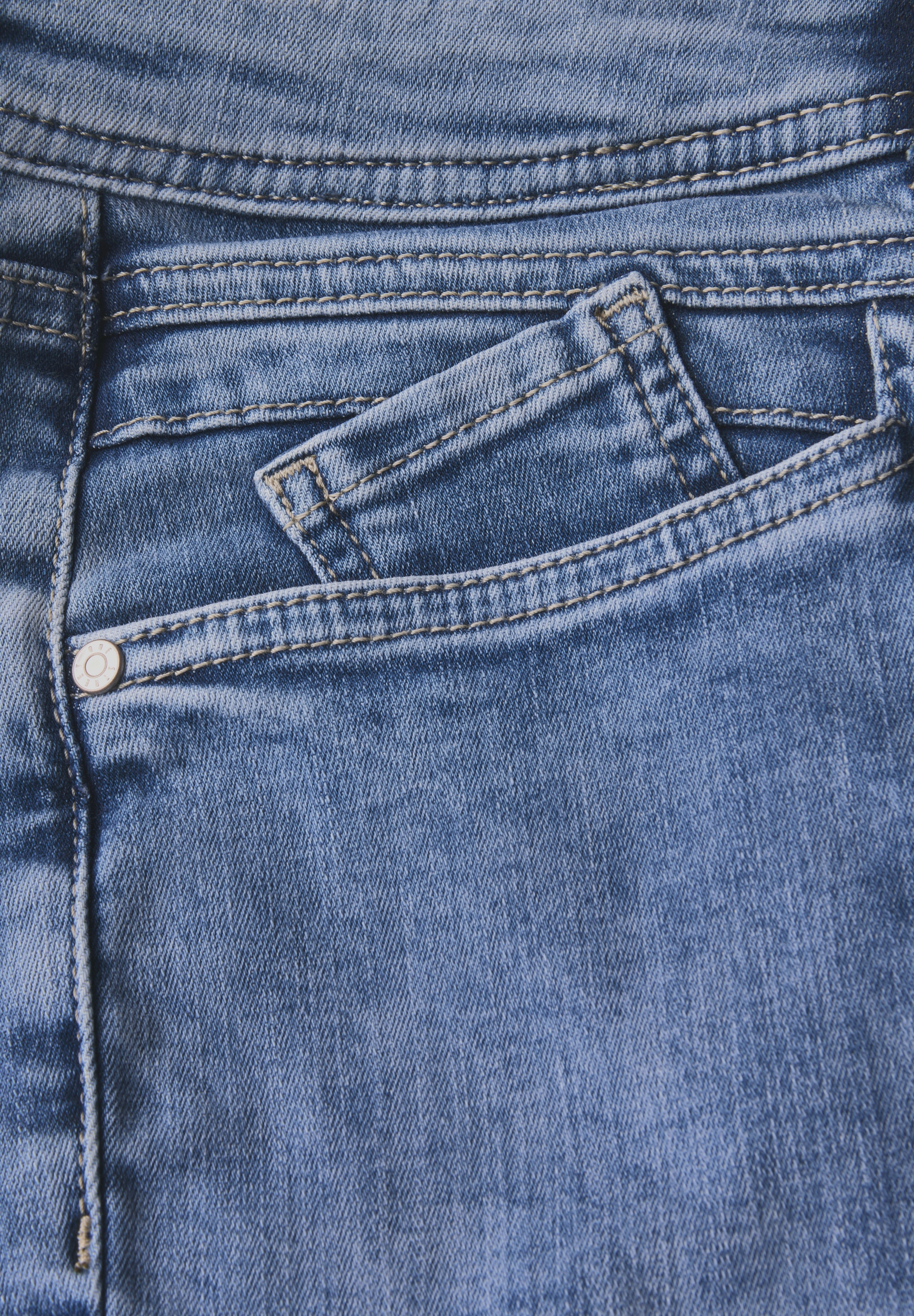 STREET ONE Caprijeans »Style JANE«, mit Turn-up