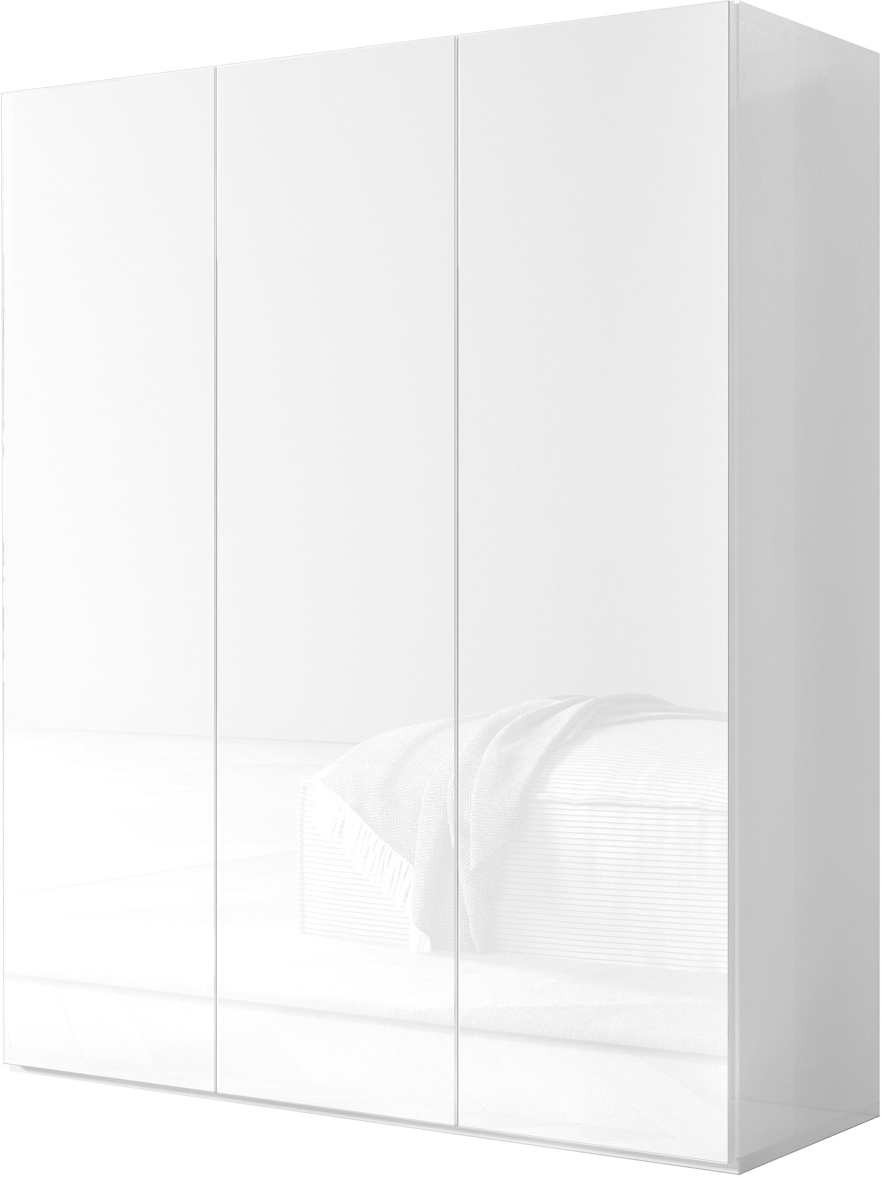 INOSIGN Schuhschrank »SMILE Breite 95 cm, Höhe 114 cm, Schuhregal mit 5 Ebenen,«, Schuhkommode in Weiss Hochglanz Lack