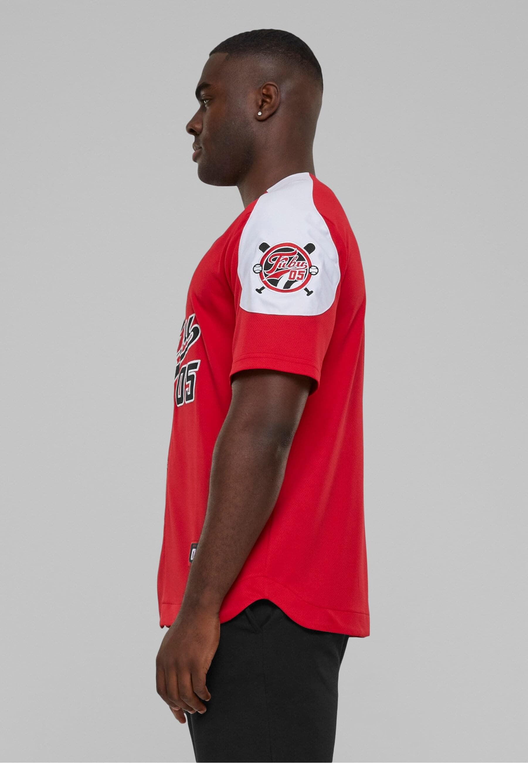 Fubu Langarmhemd »Fubu Herren FM222-019-1 FUBU Varsity Block Baseball Jersey« 1 Stk.