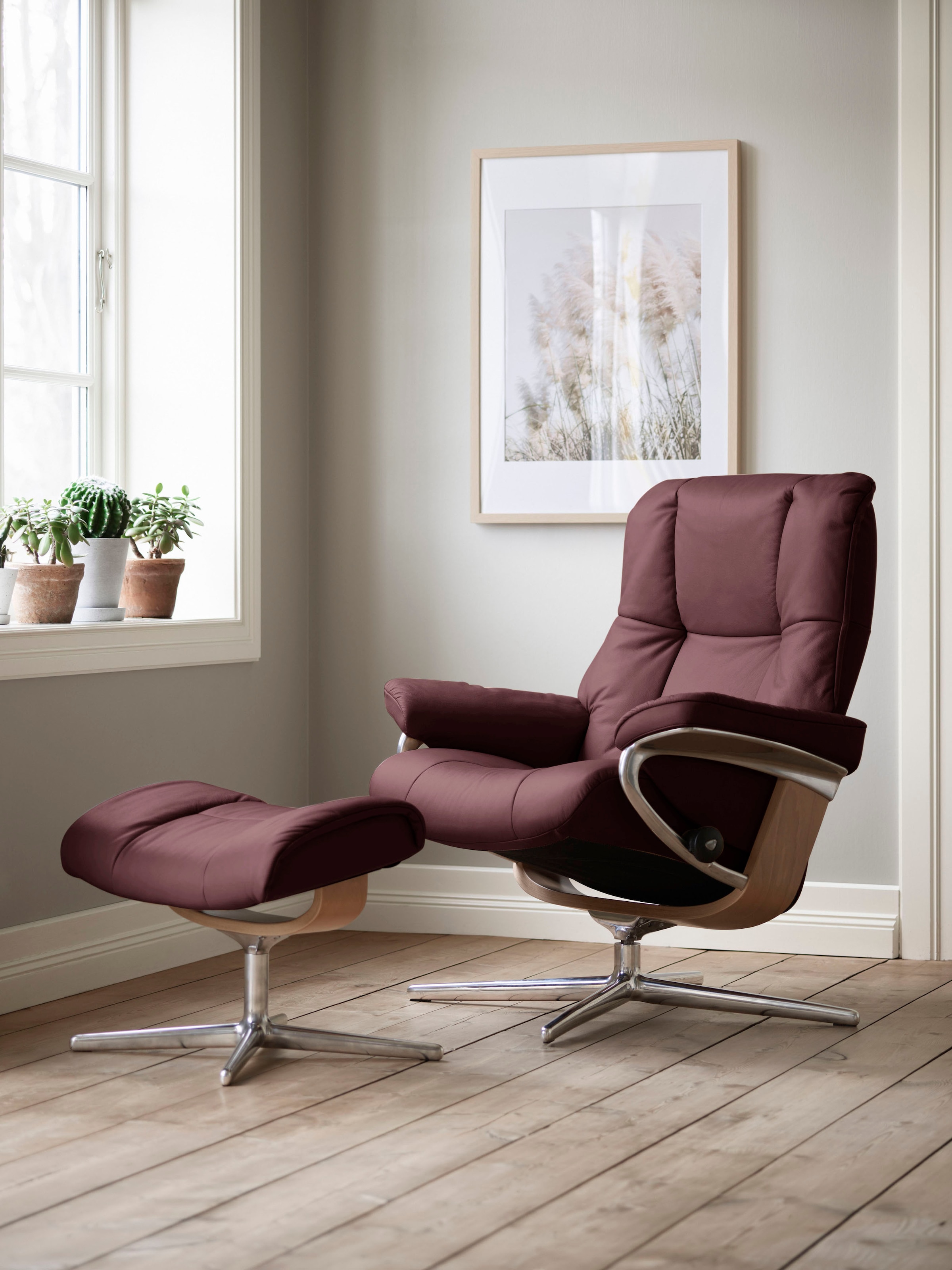 Stressless® Relaxsessel »Mayfair« Set, Relaxsessel mit Hocker, mit Hocker, günstig online kaufen
