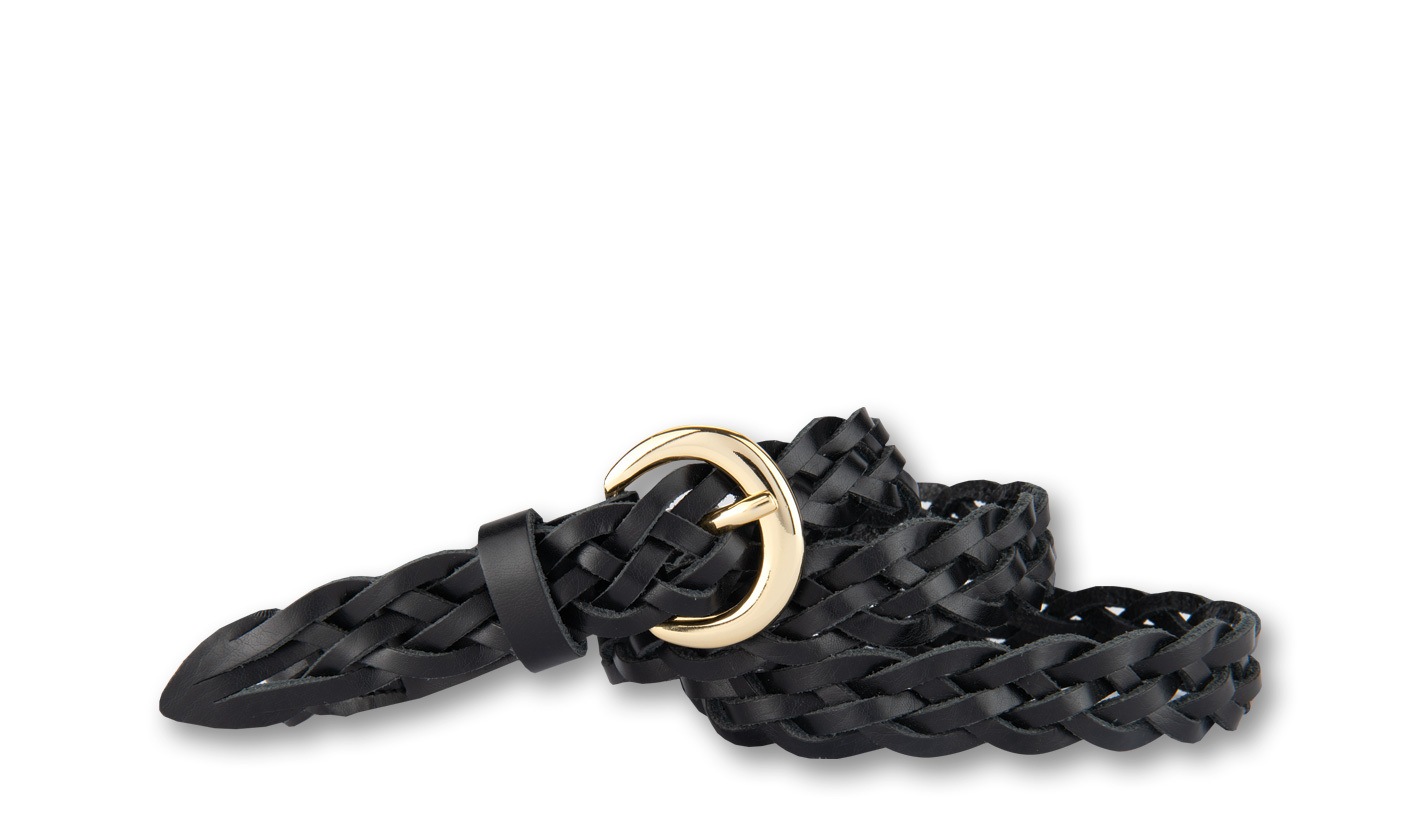 BERND GÖTZ Flechtgürtel »Flechtgürtel mit Goldschließe in Hufeisenform«