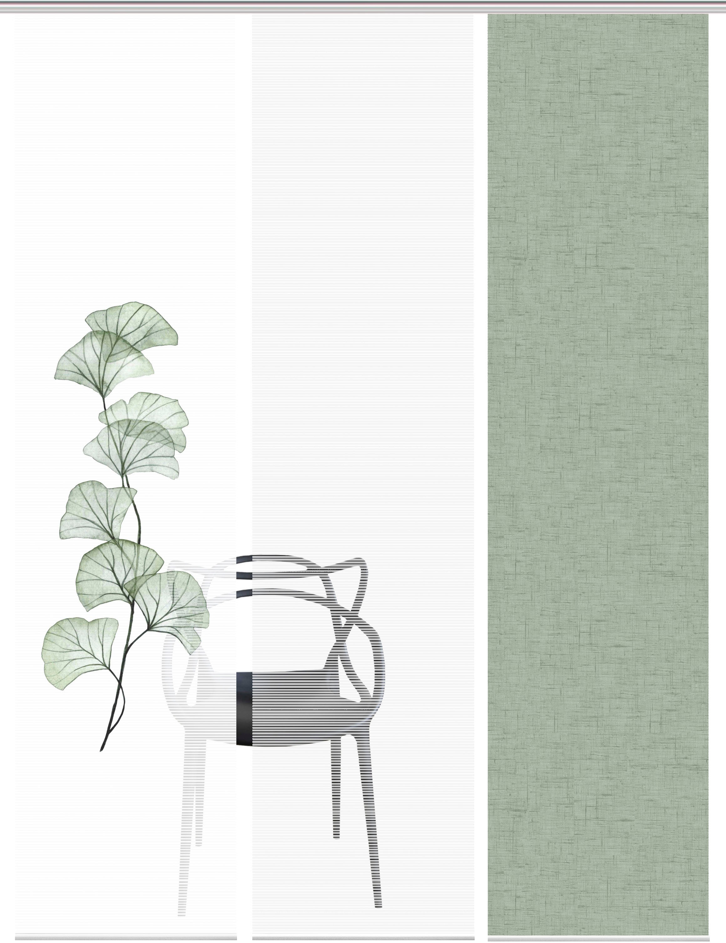 Vision S Schiebegardine »BERTO 3er SET« Paneelwagen 3 Stk. tlg. Schiebevorh günstig online kaufen