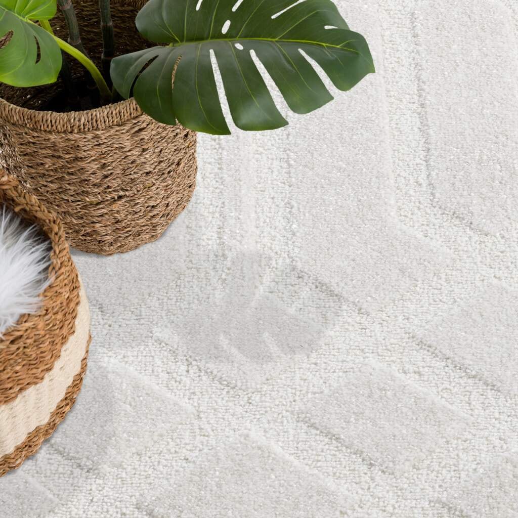 Carpet City Teppich »FLAIR138«, rechteckig, 11 mm Höhe, Kurzflor-Teppich, Skandi-Stil, Wohnzimmer