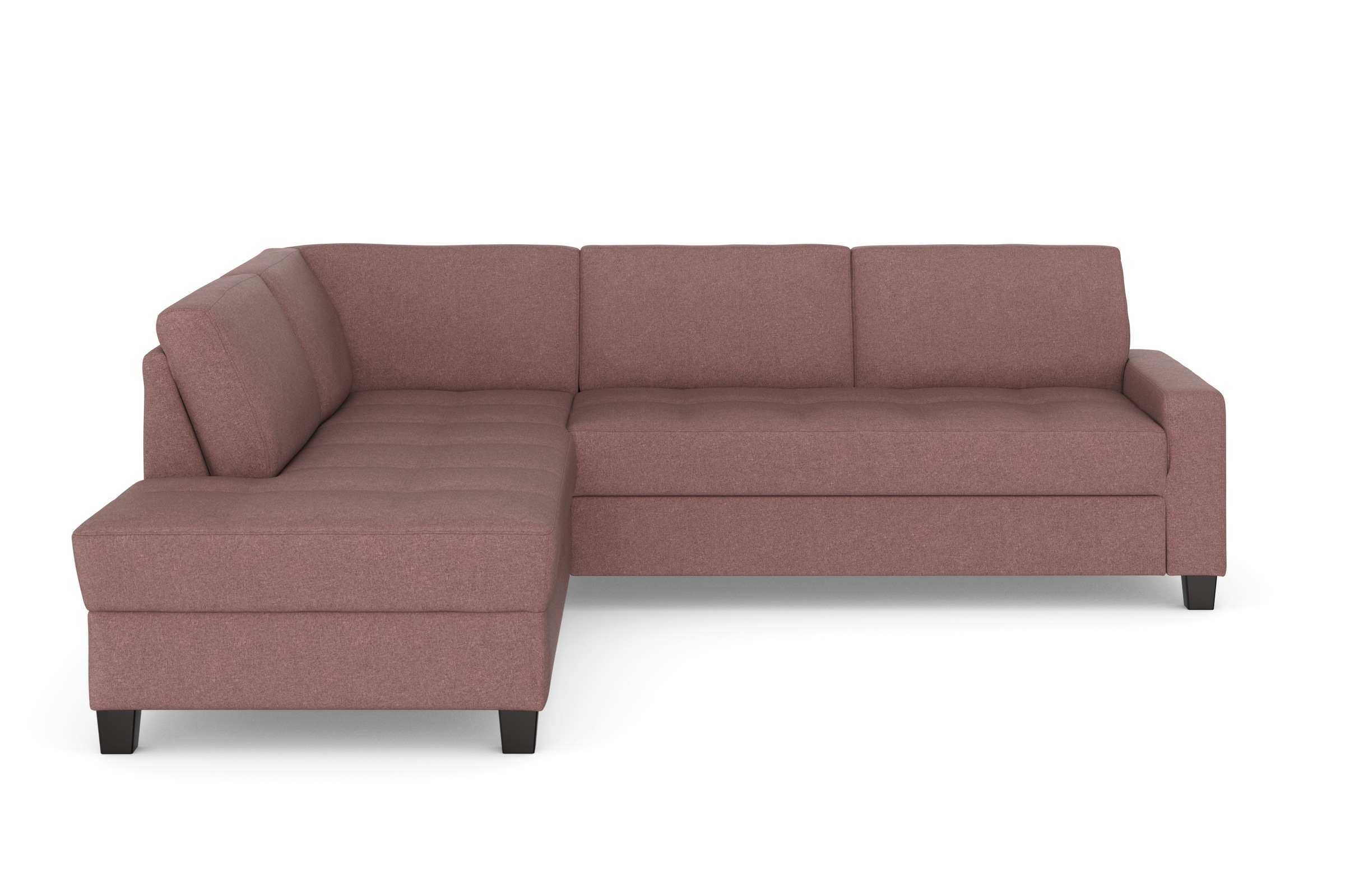 DOMO collection Ecksofa "Florentina zeitlos und elegant, Sitznähte als Desi günstig online kaufen