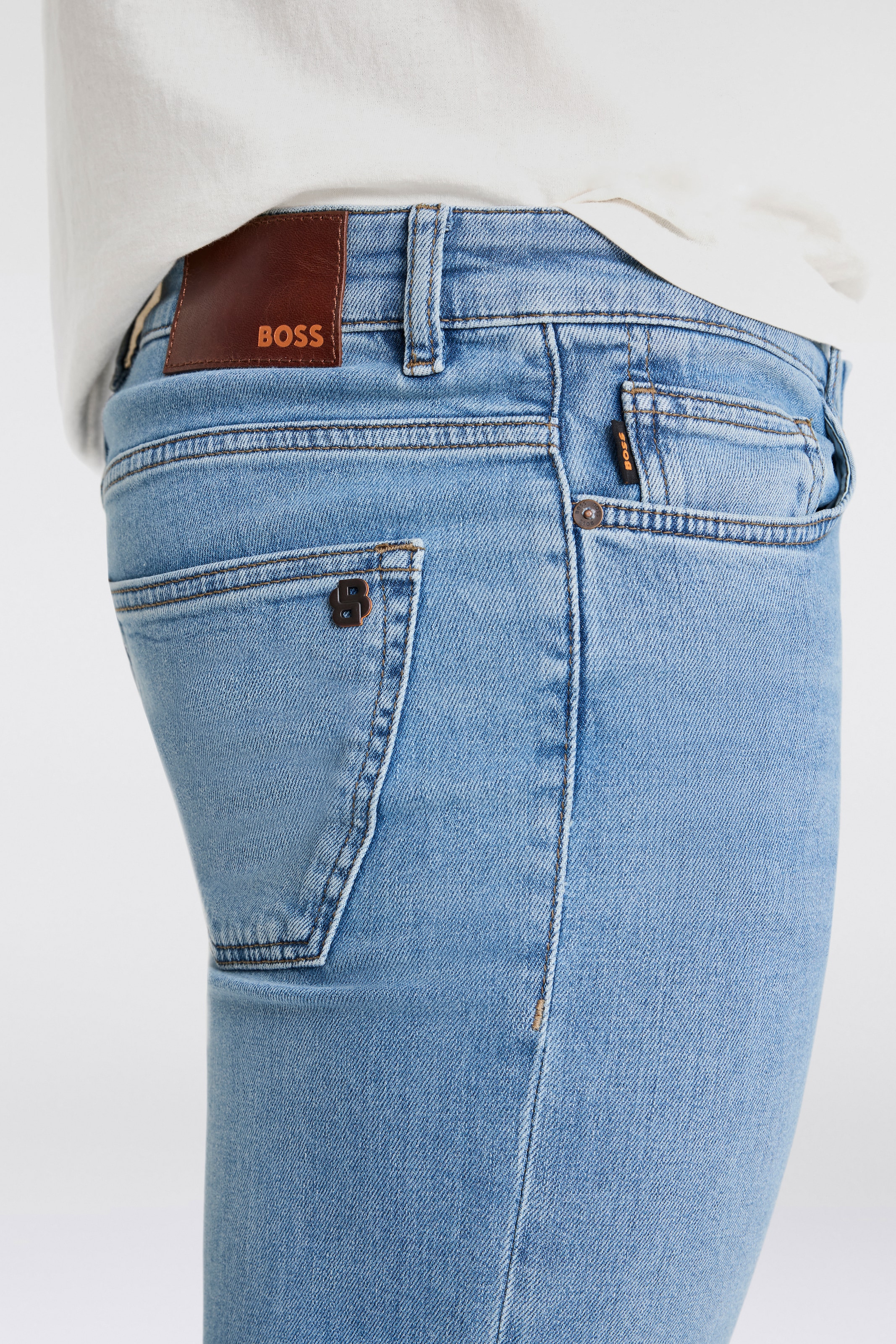 BOSS ORANGE Slim-fit-Jeans »DELAWARE BO«, mit normaler Bundhöhe