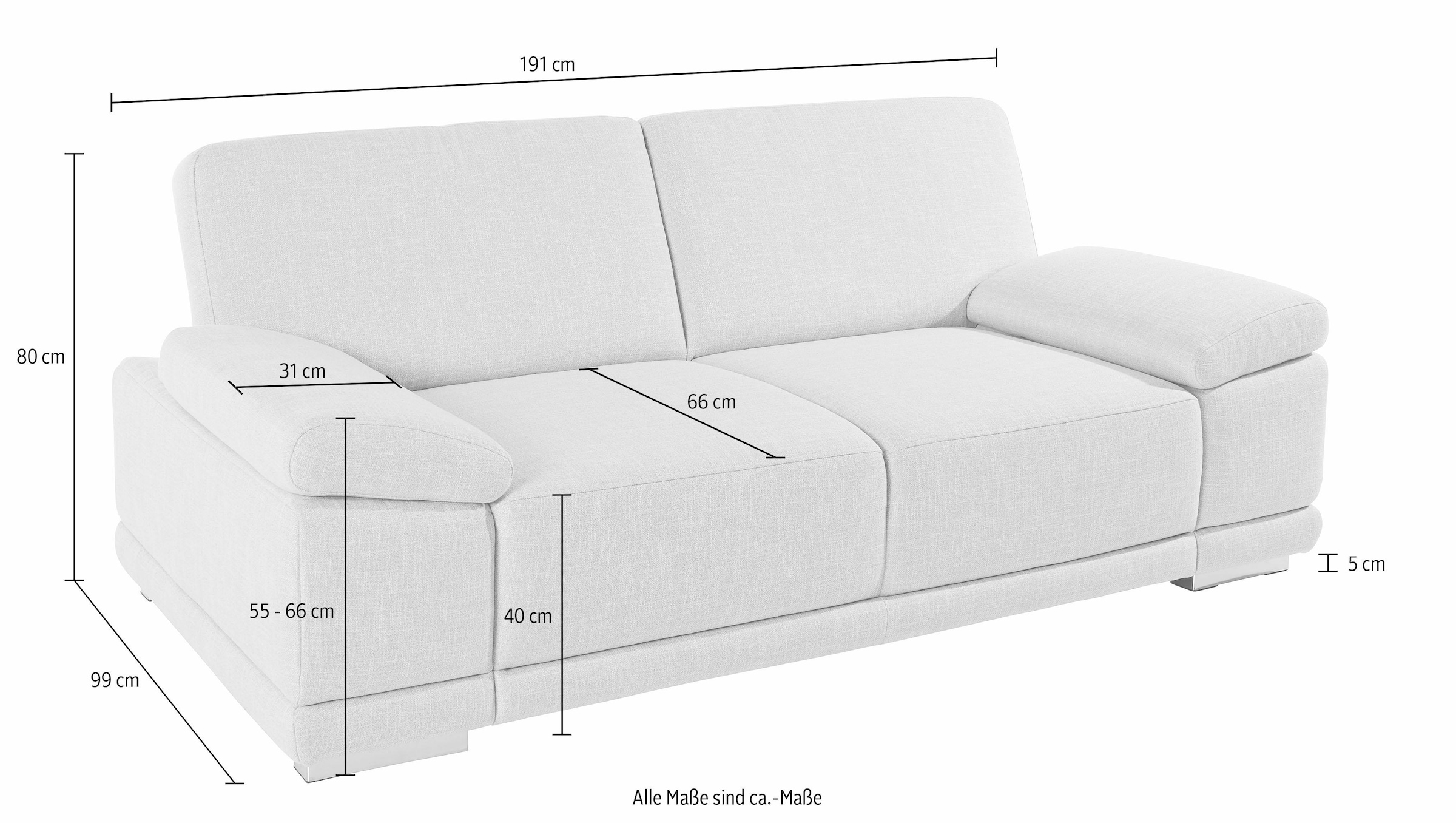 sit&more 2,5-Sitzer »Coria«