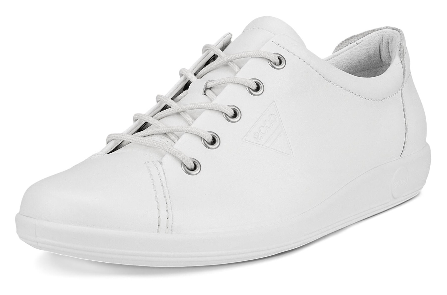 Ecco Sneaker »Soft 2.0«  , Freizeitschuh, Halbschuh, Schnürschuh mit Retro-Shilouette