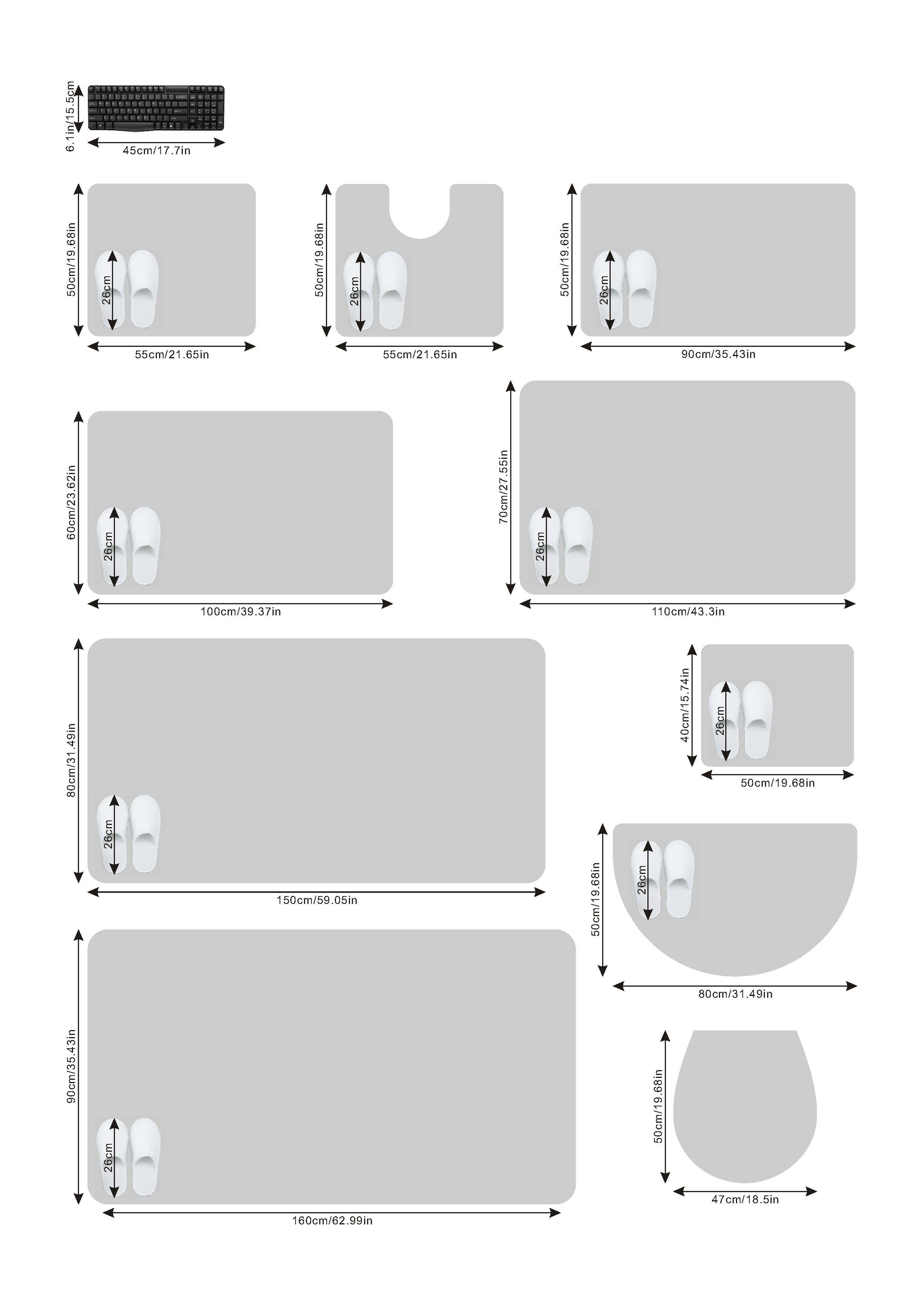 my home Badematte »Merida Kurzflor, Badteppich, Badvorleger, Badezimmer Teppich«, rutschhemmend beschichtet, fußbodenheizungsgeeignet-schnell trocknend-strapazierfähig, Badematten, Uni Farben, als halbrund und rechteckig erhältlich