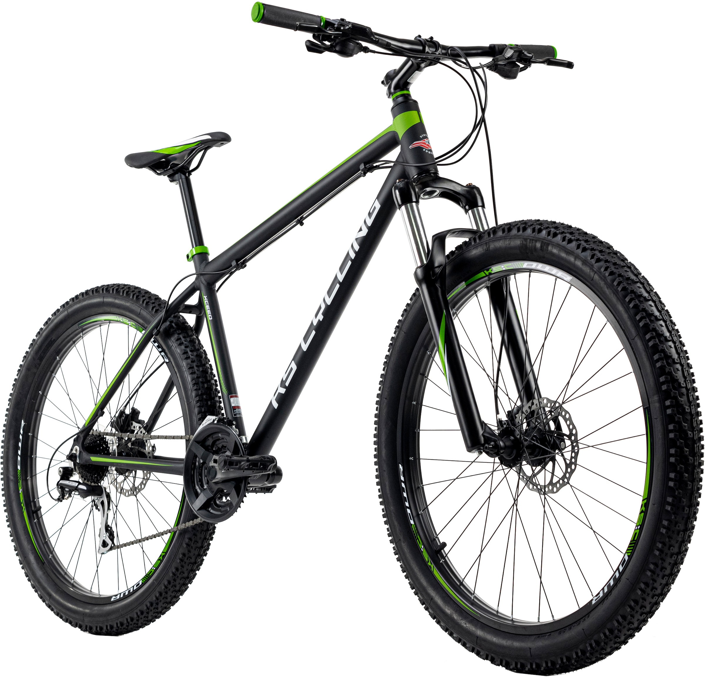 KS Cycling Mountainbike »Xceed«, 24 Gang, Shimano, Acera Schaltwerk, Kettenschaltung, für Herren, Kettenschaltung