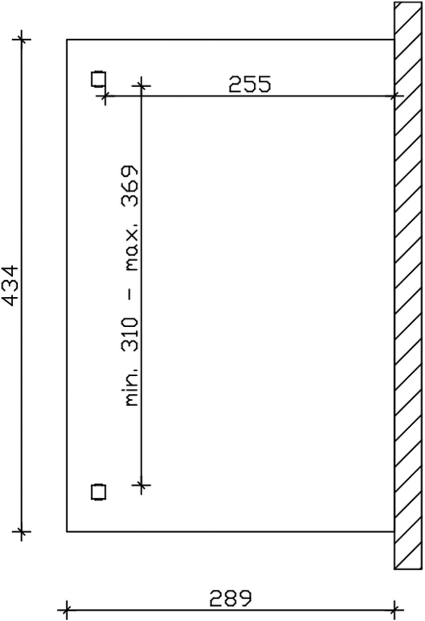 Skanholz Terrassendach »Verona« Leimholz