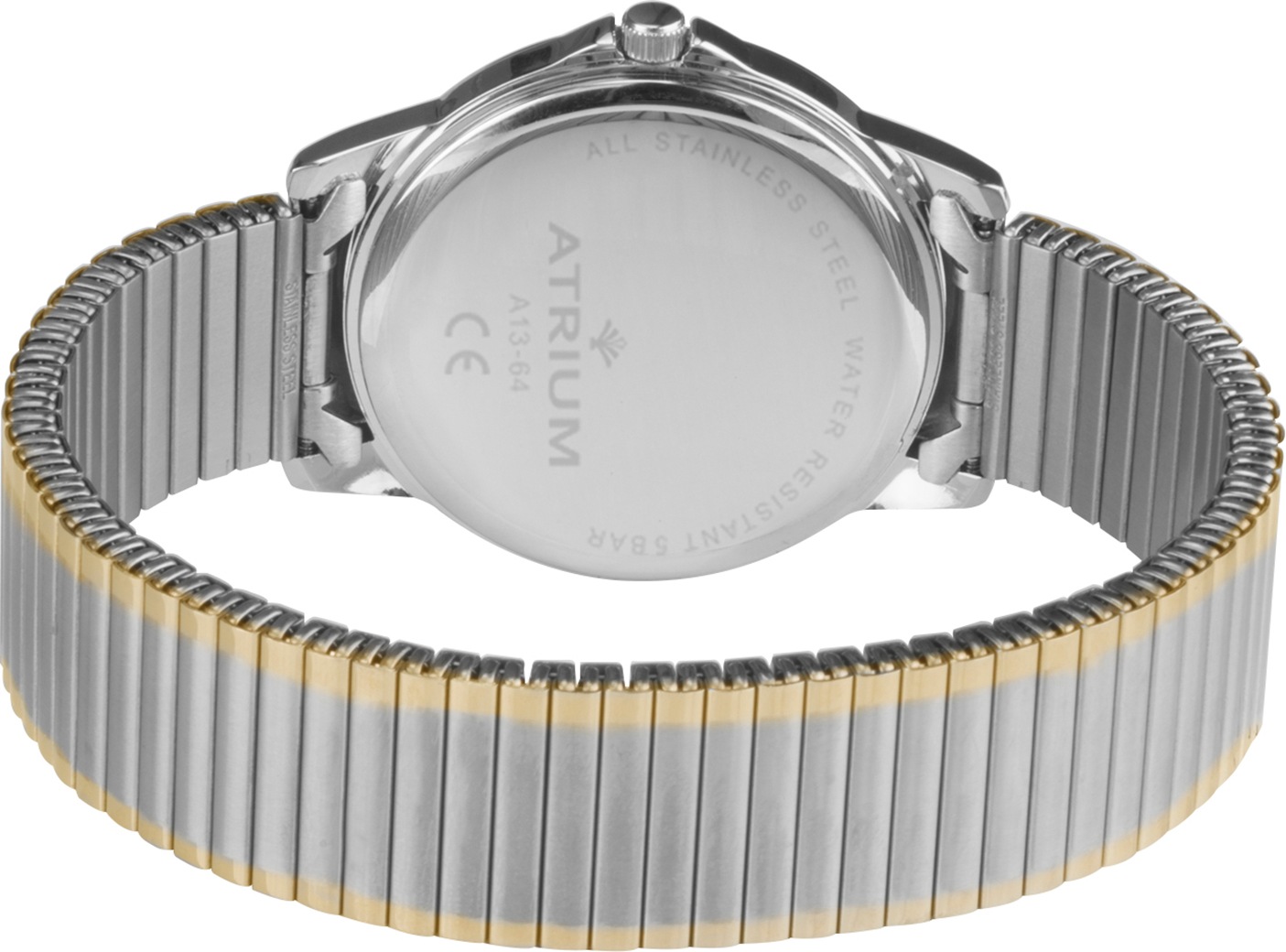 Atrium Quarzuhr, Armbanduhr, Damenuhr, Edelstahlarmband, analog