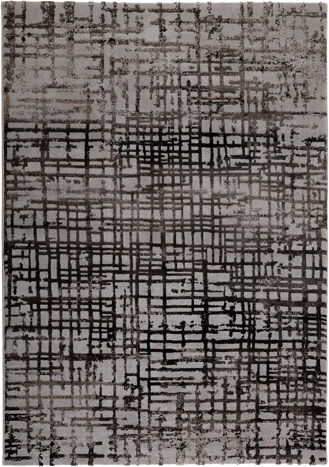 Esprit Teppich »Velvet Grid ESP-3385«, rechteckig, 12 mm Höhe, Wohnzimmer
