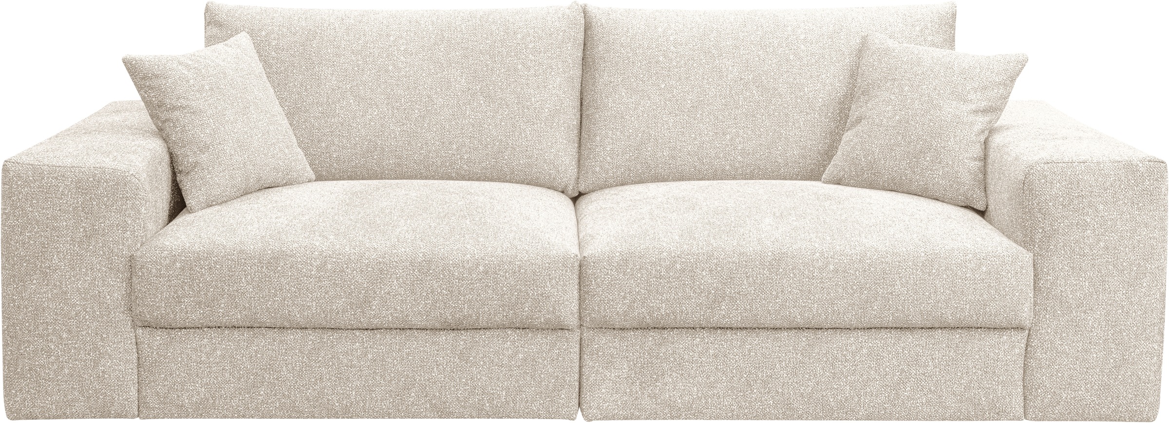 WERK2 Big-Sofa »Rozzana mit viel Platz und aktuellen Bezugsvarianten«, mit losen Rückenkissen