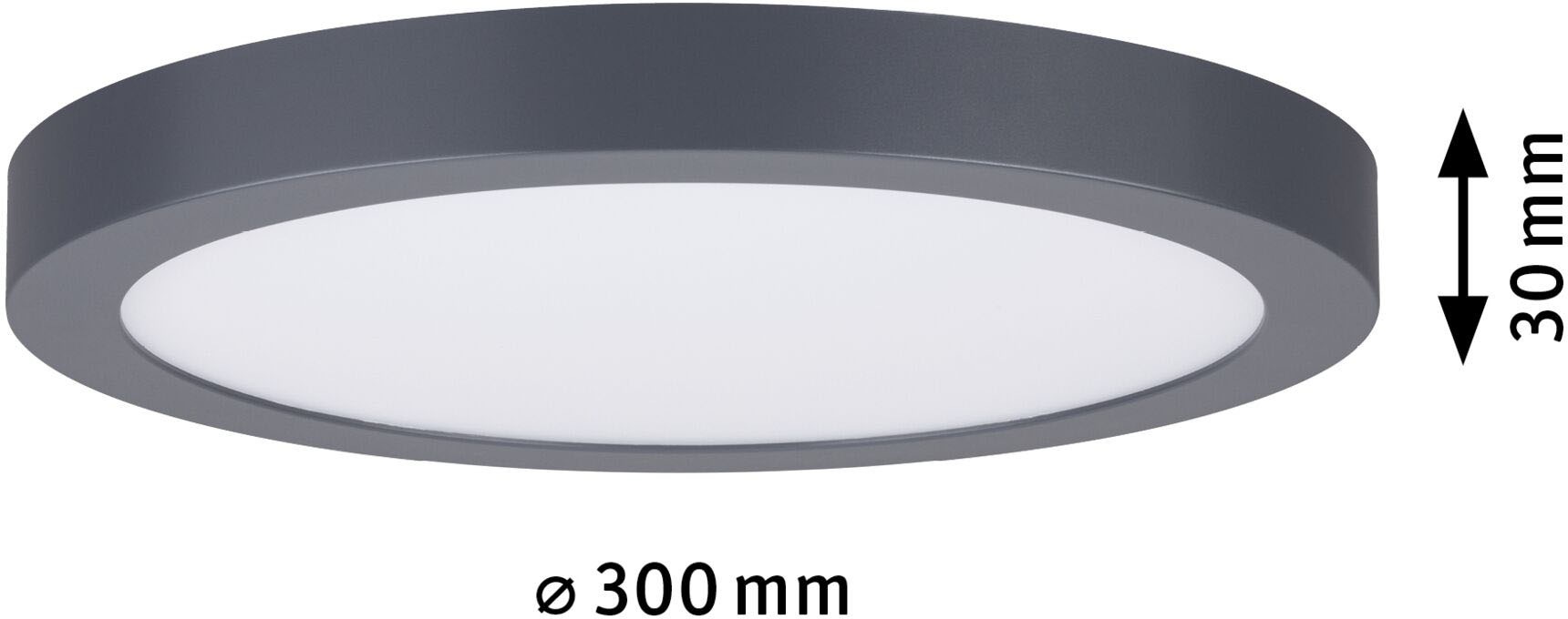 Paulmann LED Deckenleuchte »Abia«, 1 flammig, Leuchtmittel LED-Modul | LED fest integriert, LED-Modul, LED Deckenlampe