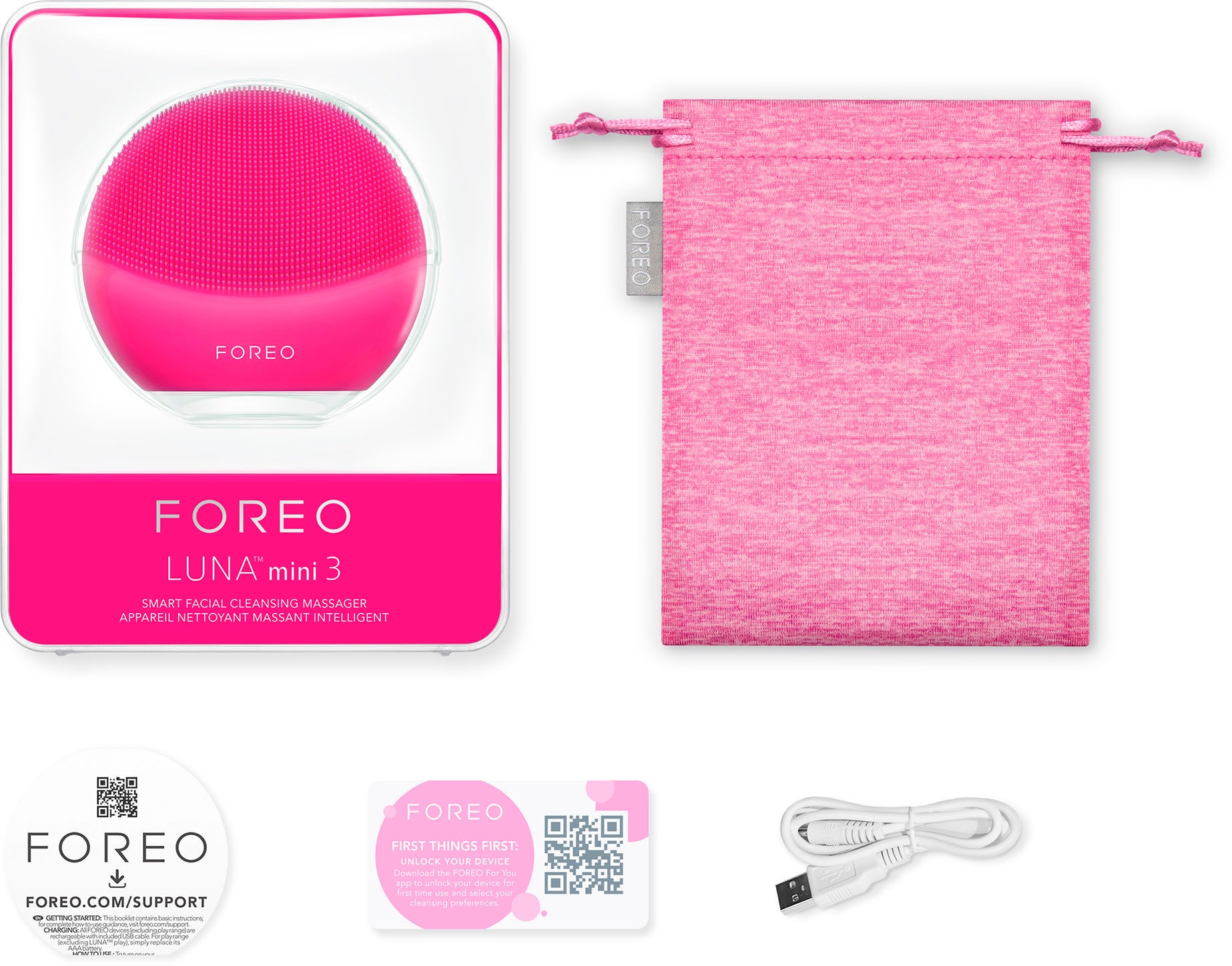 4. Bild von FOREO Elektrische Gesichtsreinigungsbürste »LUNA mini 3«, für alle Hauttypen
