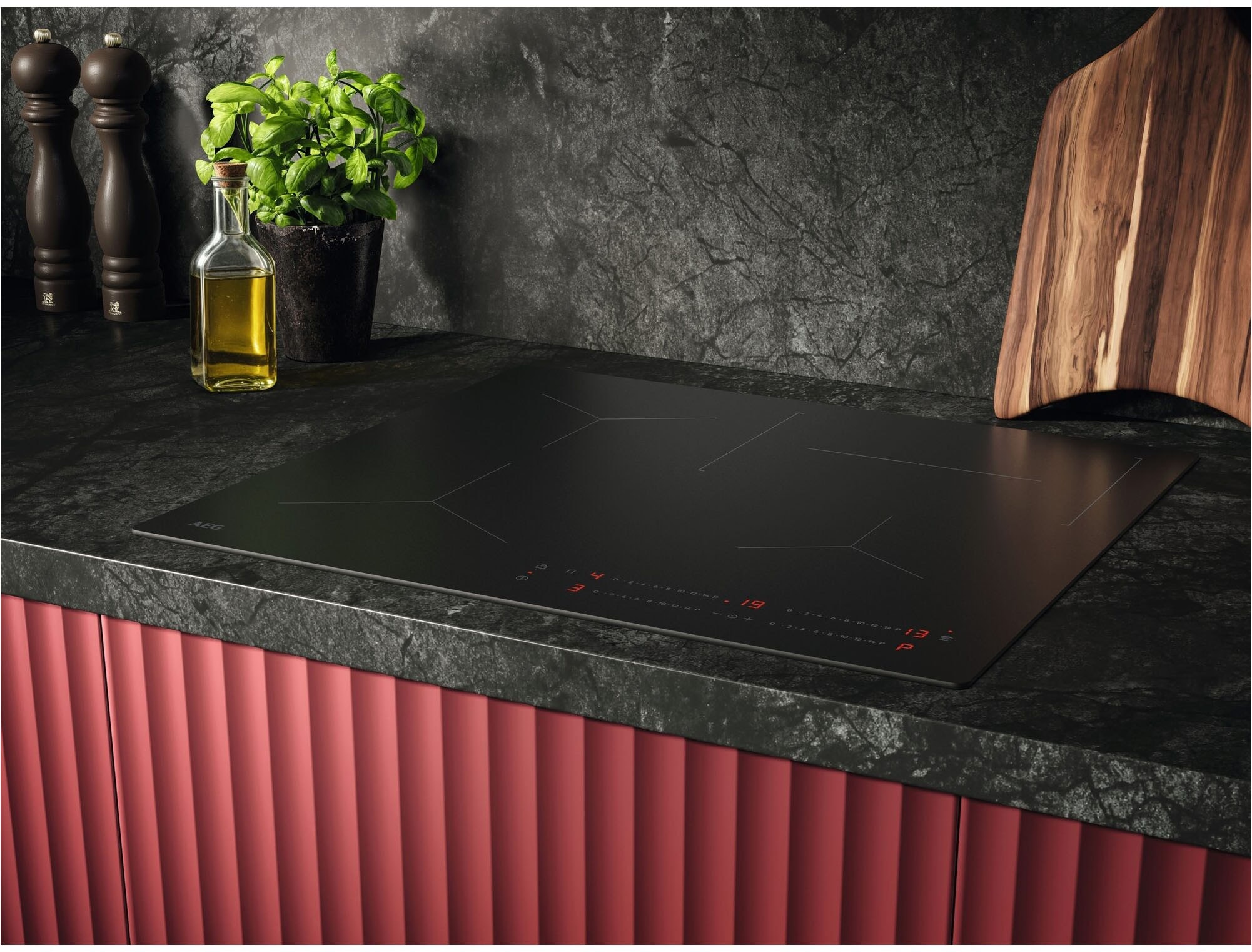 AEG Induktions-Kochfeld »TO64ICOFIT« SaphirMatt® SE: 3× Kratzresistenz, robust & langlebig, Made in Germany