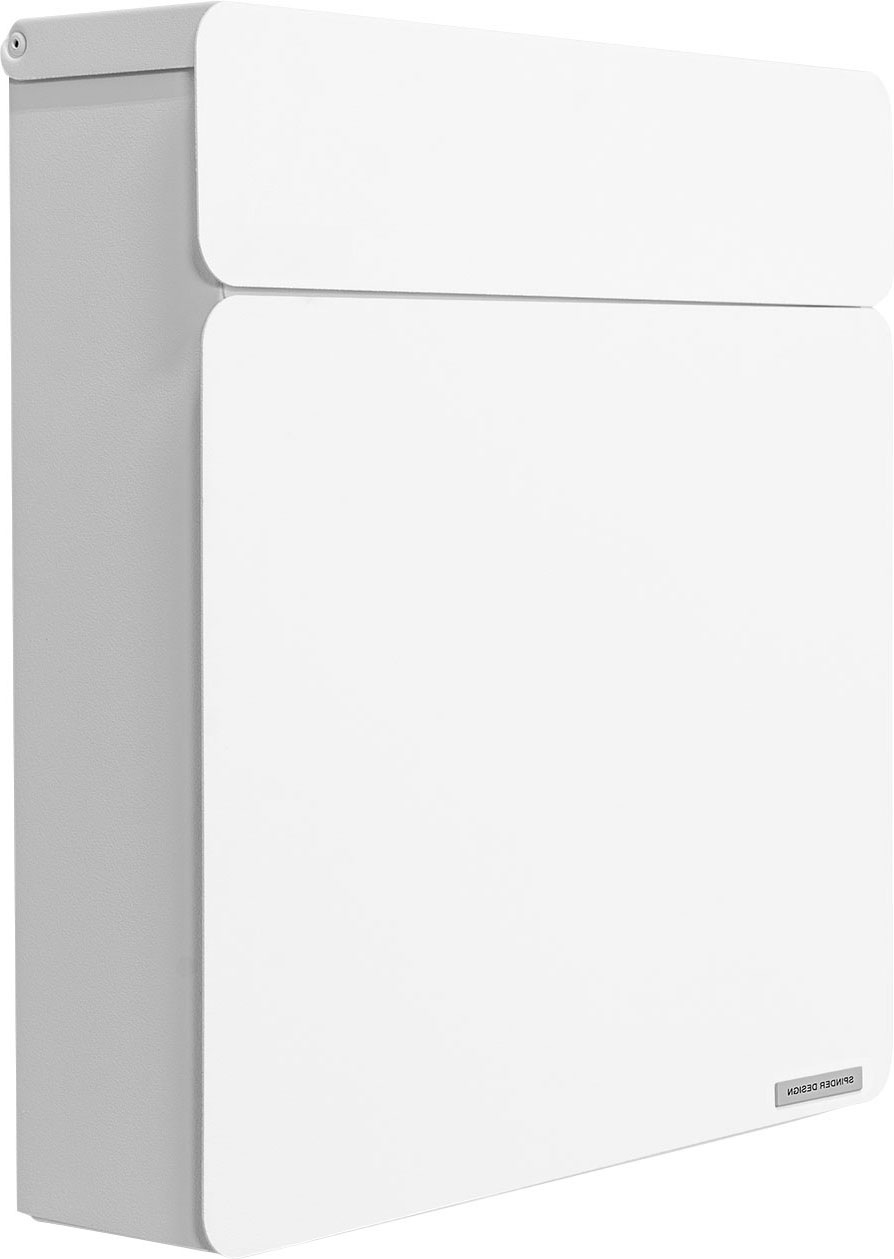 Spinder Design Briefkasten »INBOX« 1 Stk. tlg. Moderner, wetterfester Briefkasten aus pulverbeschichtetem Stahl