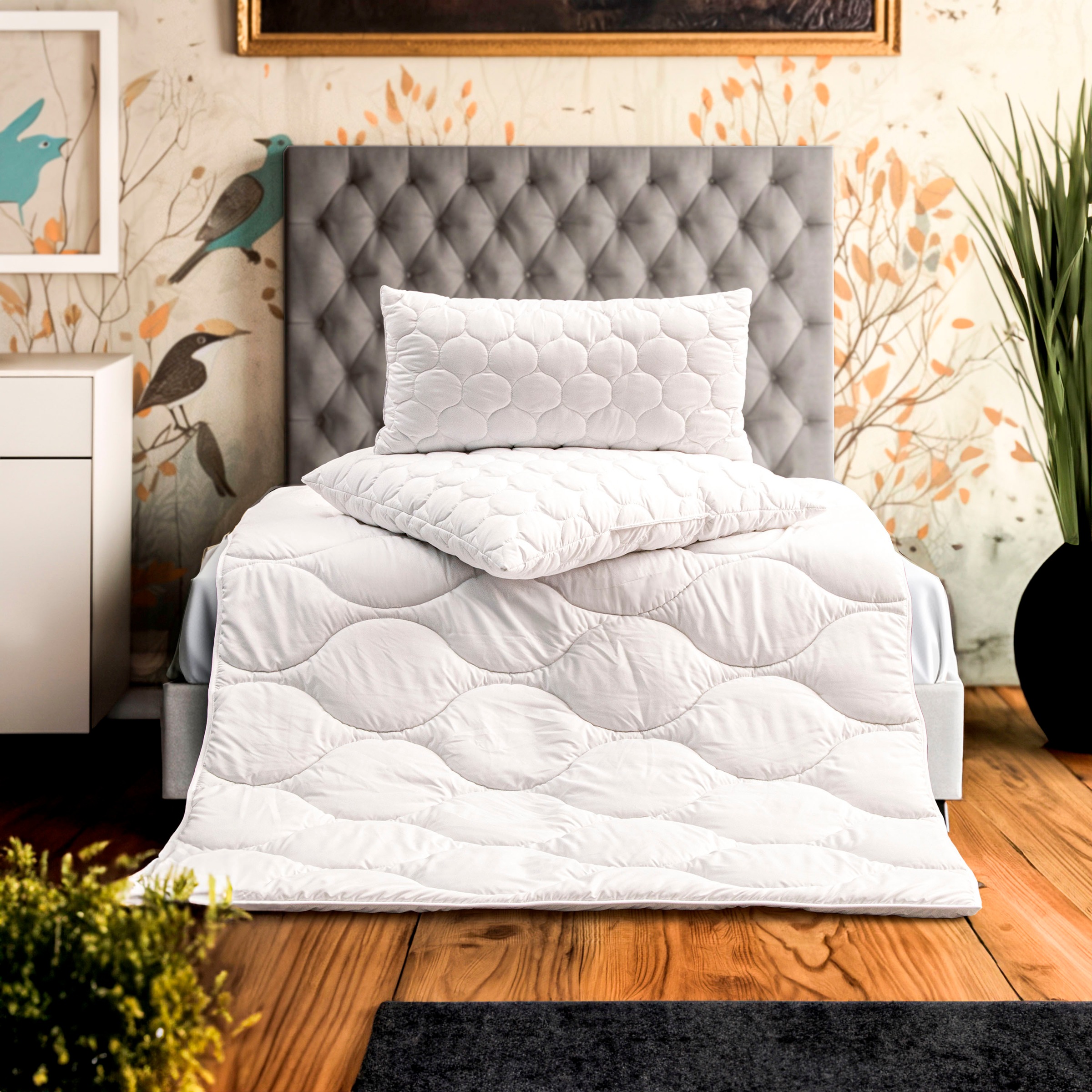 John Cotton Microfaserkissen »Bio Greta 40x80, 80x80, kuschelig« Füllung: 1 günstig online kaufen