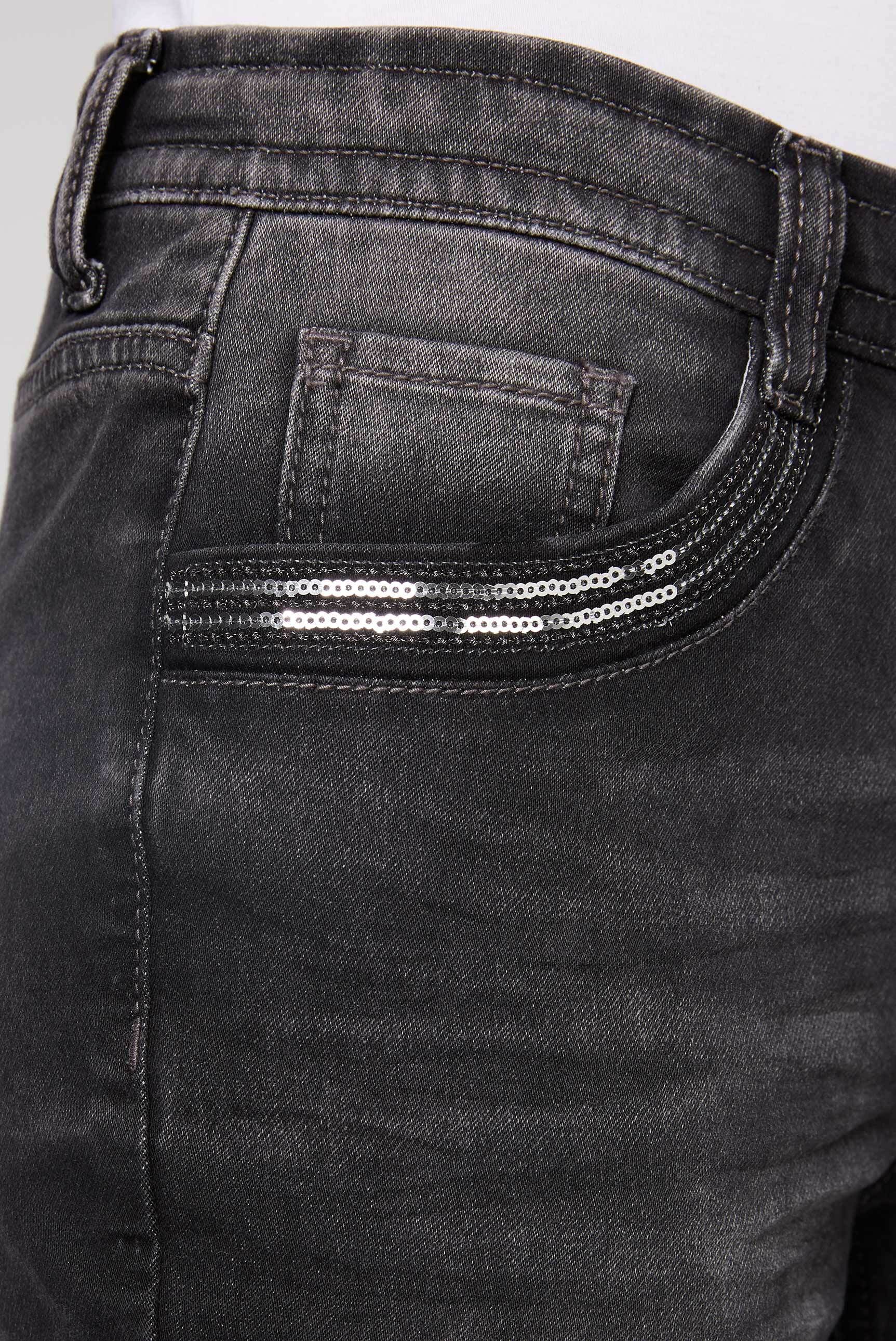 SOCCX Boyfriend-Jeans, mit Gummizug hinten am Bund