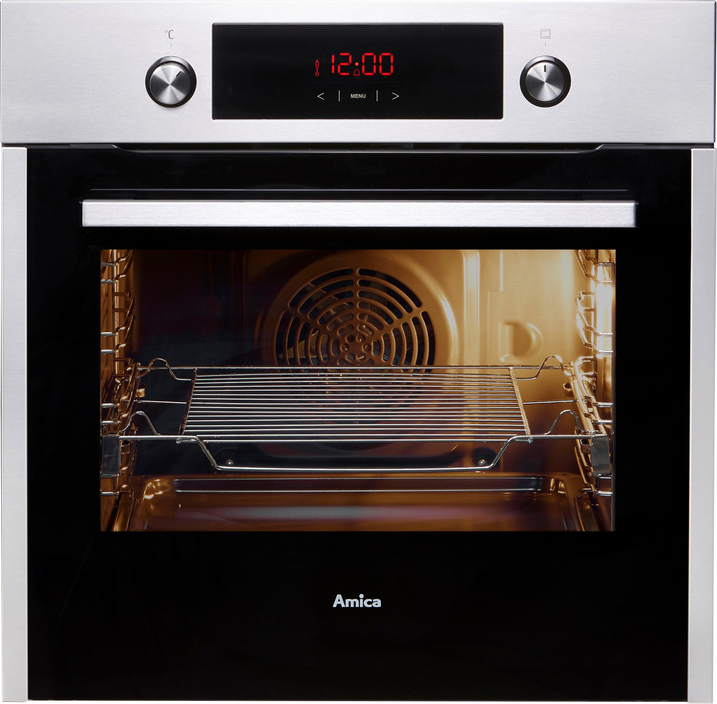 Amica Einbaubackofen »EB 944 100 E«, mit 1-fach-Teleskopauszug, Steam Clean günstig online kaufen