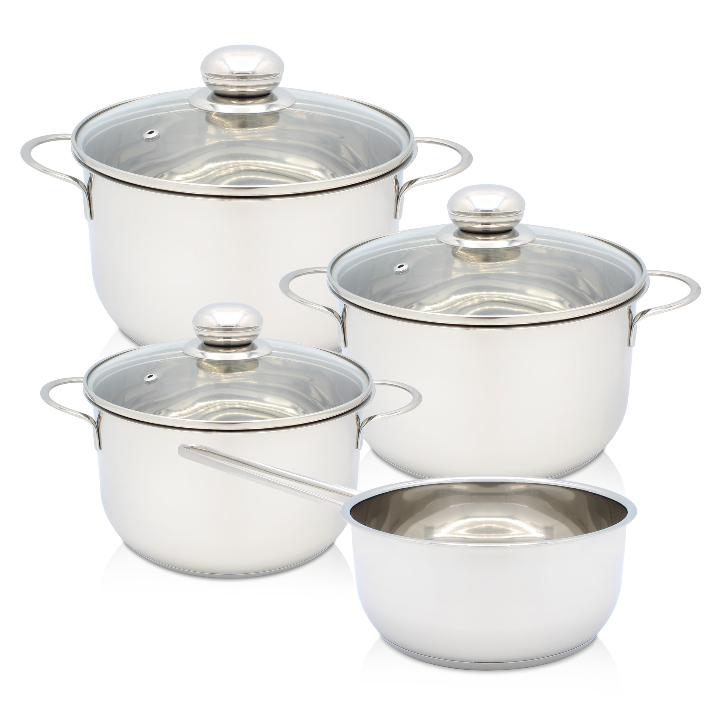Krüger Topf-Set »Saturn«, Edelstahl, (Set, 7 tlg.), für Induktions-Kochfeld günstig online kaufen