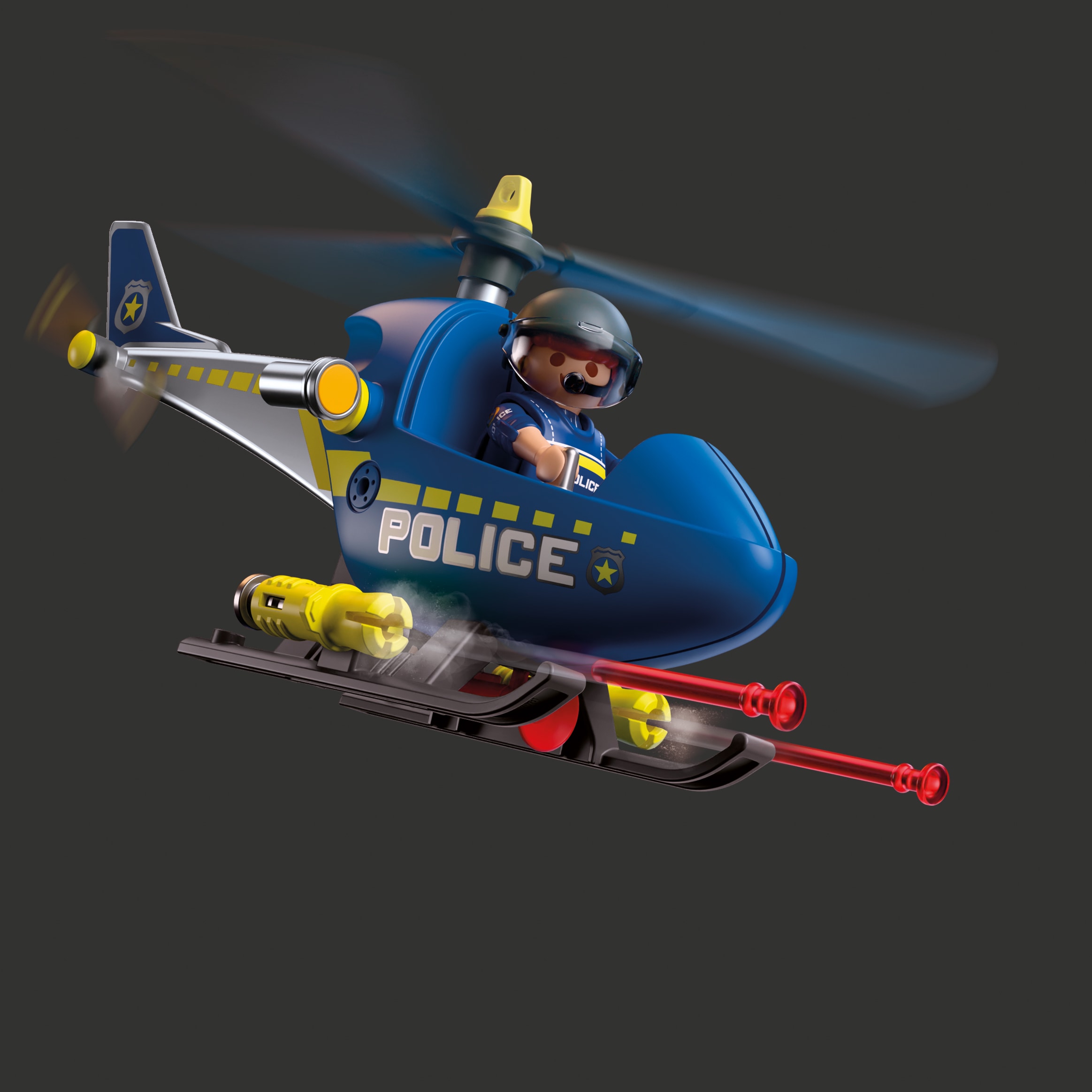 Playmobil® Konstruktions-Spielset »Polizeihelikopter (72080), City Action« Made in Europe