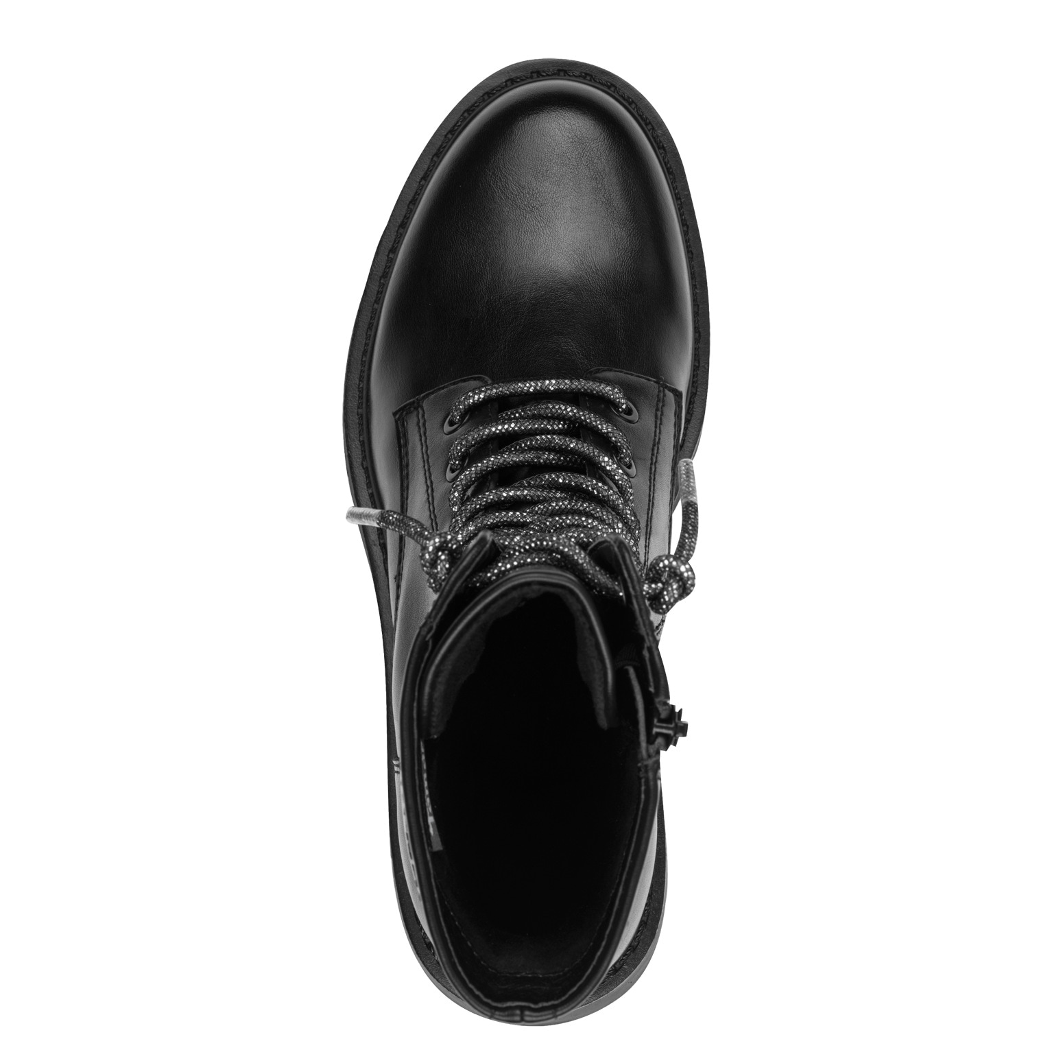 Tamaris Schnürstiefelette, Blockabsatz, Schnürboots mit glänzenden, elastischen Schnürsenkeln