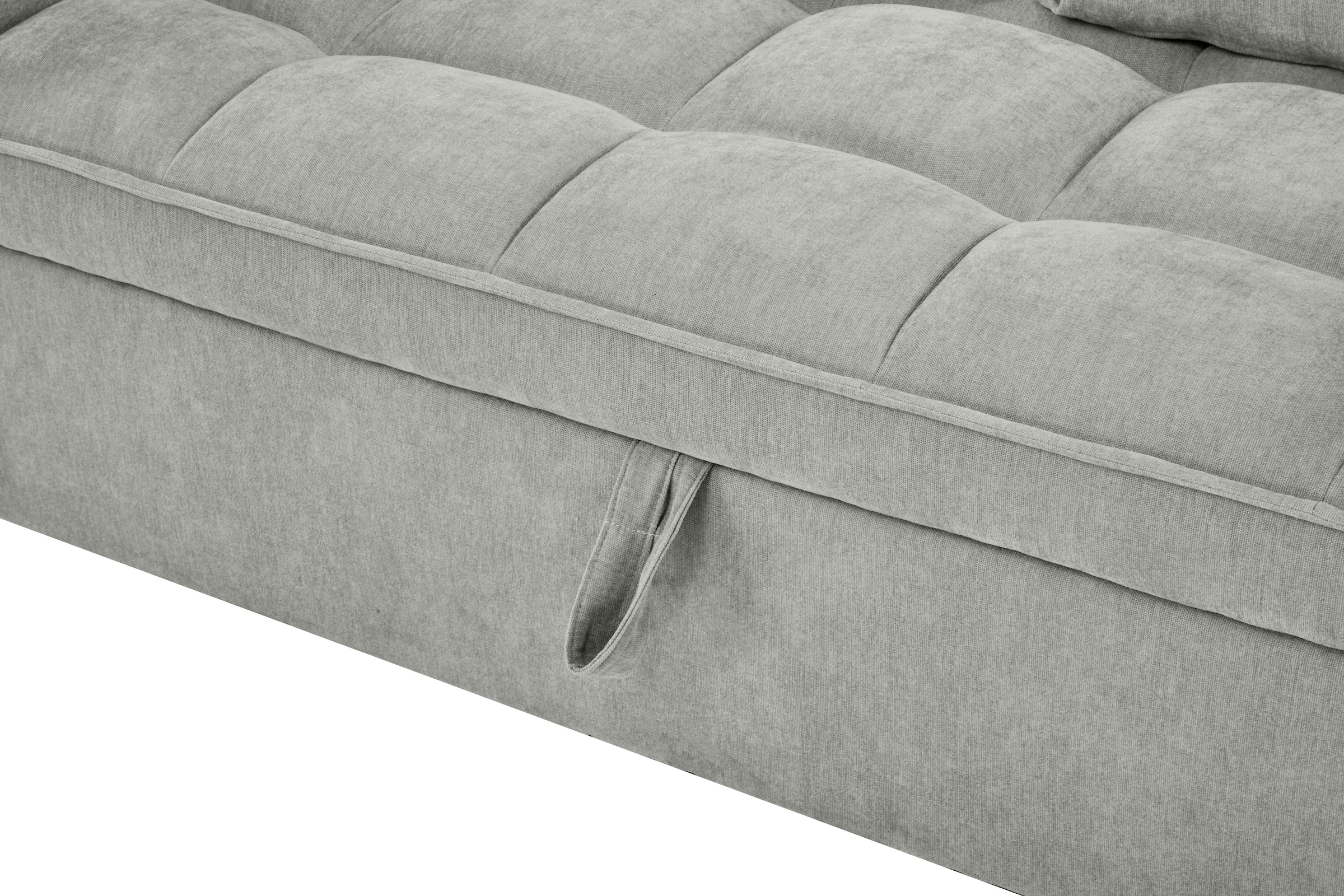 OTTO home Schlafsofa »STEFFO, 159 cm, 2-Sitzer, mit verstellbarer Rückenlehne« verstellbarer Rückenlehne, Klappmechanismus, Webstoff