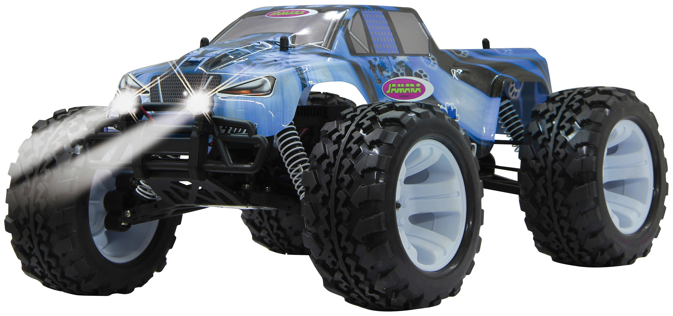 Jamara RC-Monstertruck »Tiger Ice Monstertruck BL 4WD«, 1:10, 2,4 GHz, mit LED