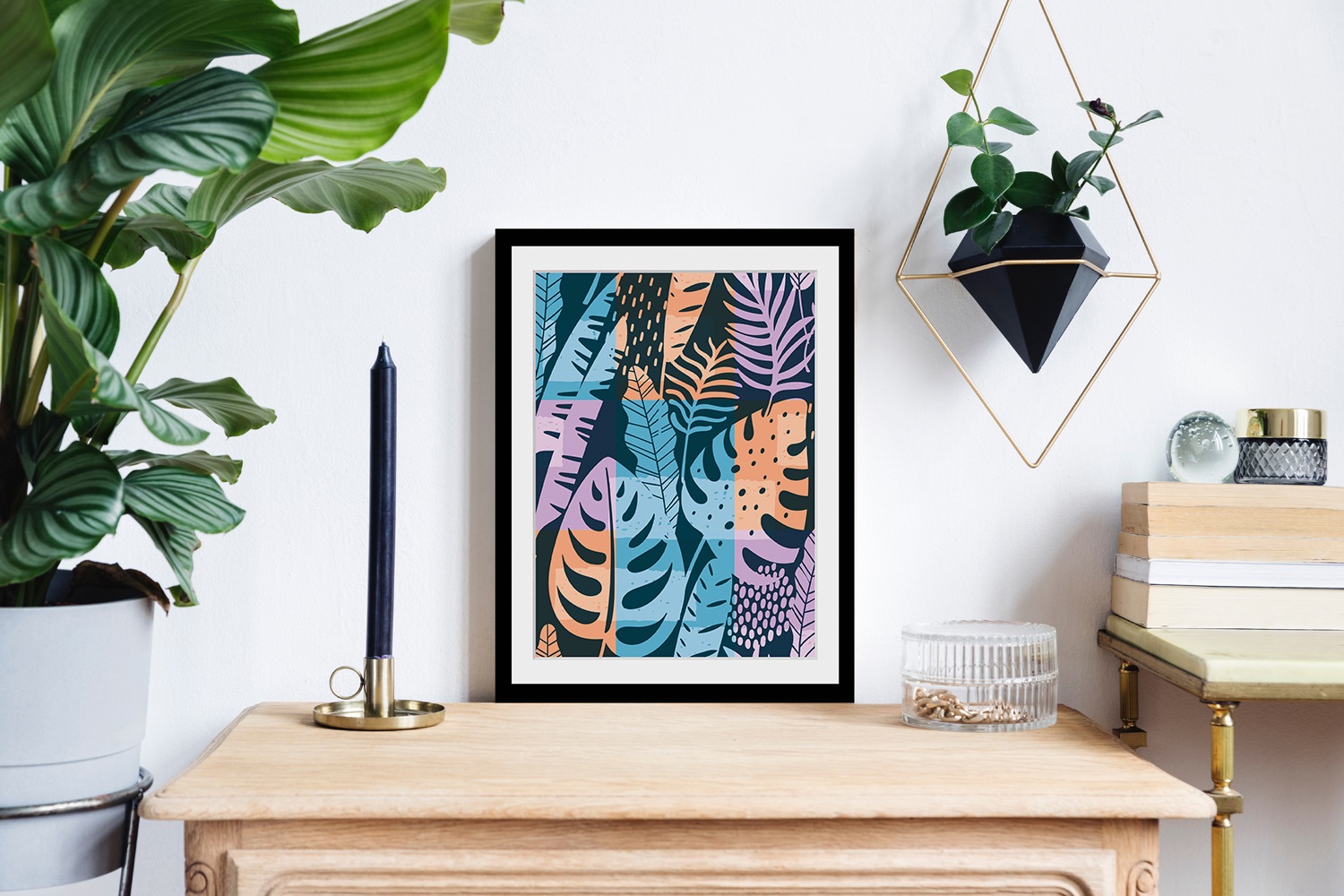 queence Bild »Sophia«, Blumen-Blumenbilder-Blätterbilder-Blätter-Kunst, HD günstig online kaufen