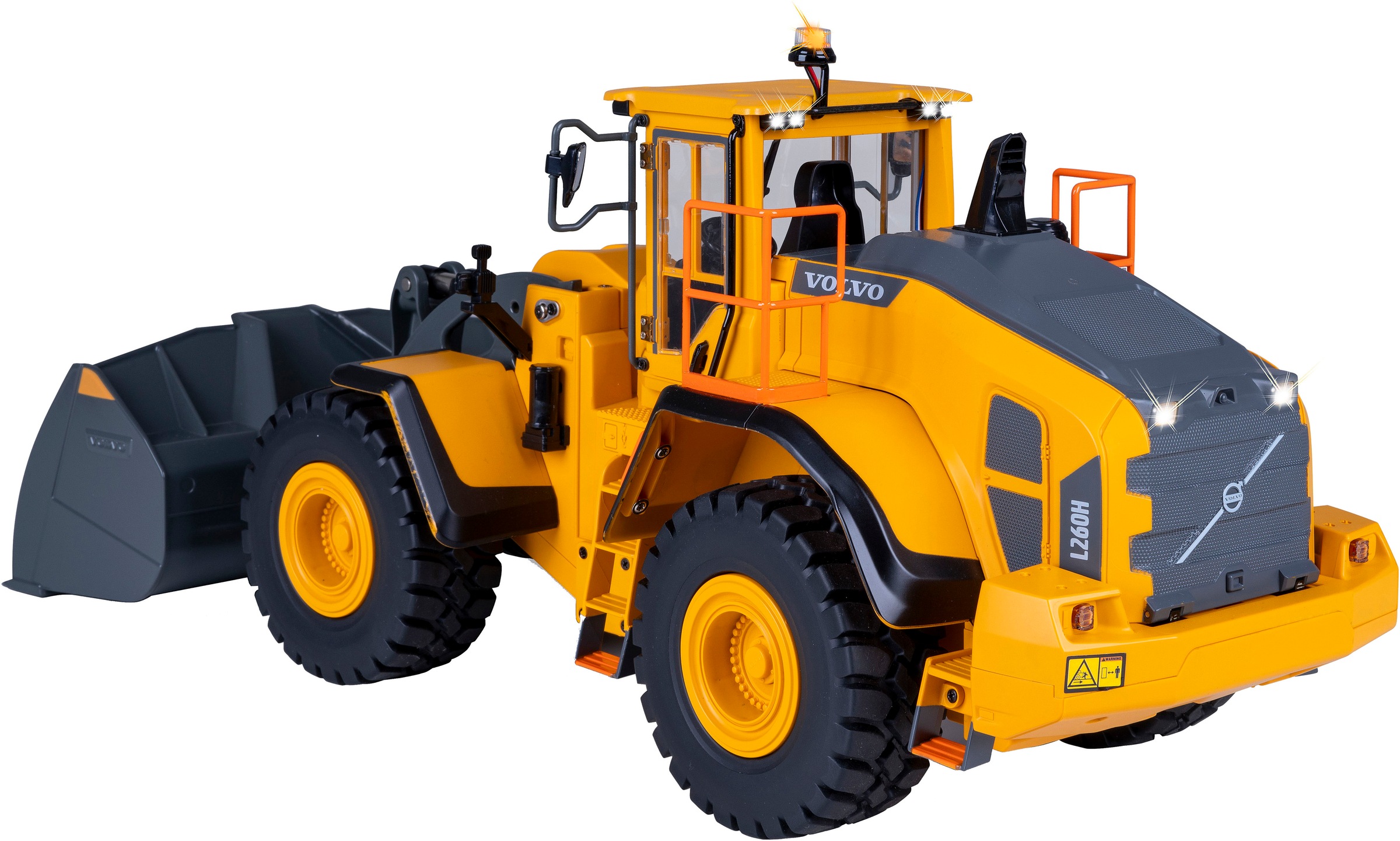 Jamara RC-Bagger »Radlader Volvo L260H Metal 2,4GHz«, LED-Licht; Maßstab 1:14