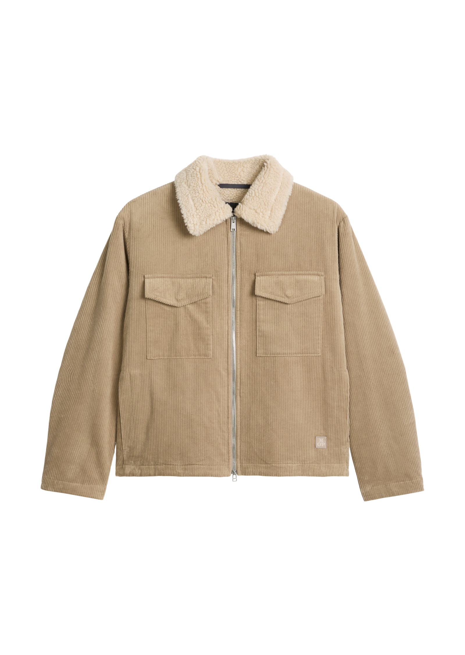Marc O'Polo Cordjacke regular mit flauschigem Teddyfellfutter