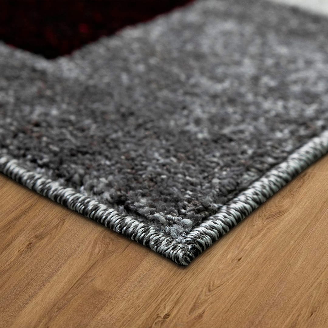 my home Teppich »Corine«, rechteckig, 9 mm Höhe, mit besonders weichem Flor, Kurzflor, modernes Karo-Design, grafisch