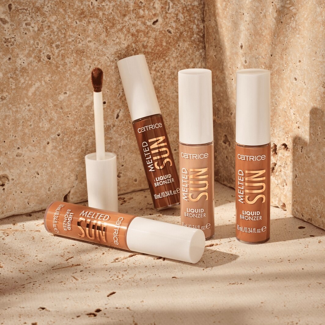 Catrice Bronzer-Puder »Melted Sun Liquid Bronzer«, (Set, 3 tlg.)