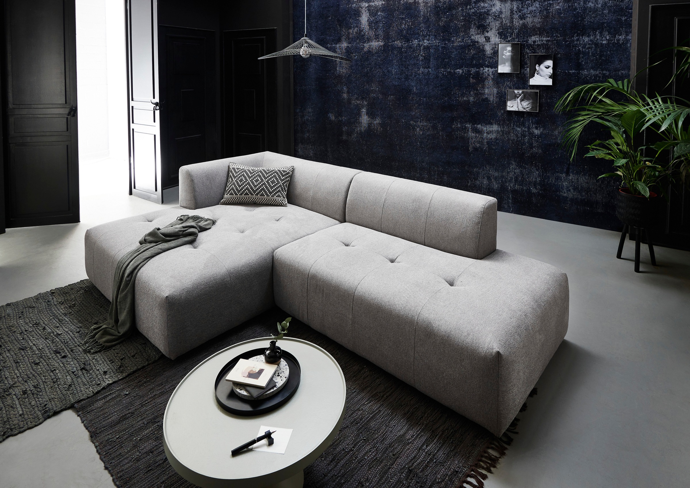 ATLANTIC home collection 3-Sitzer »Leonardo«, Ottomane mit XXL-Liegefläche