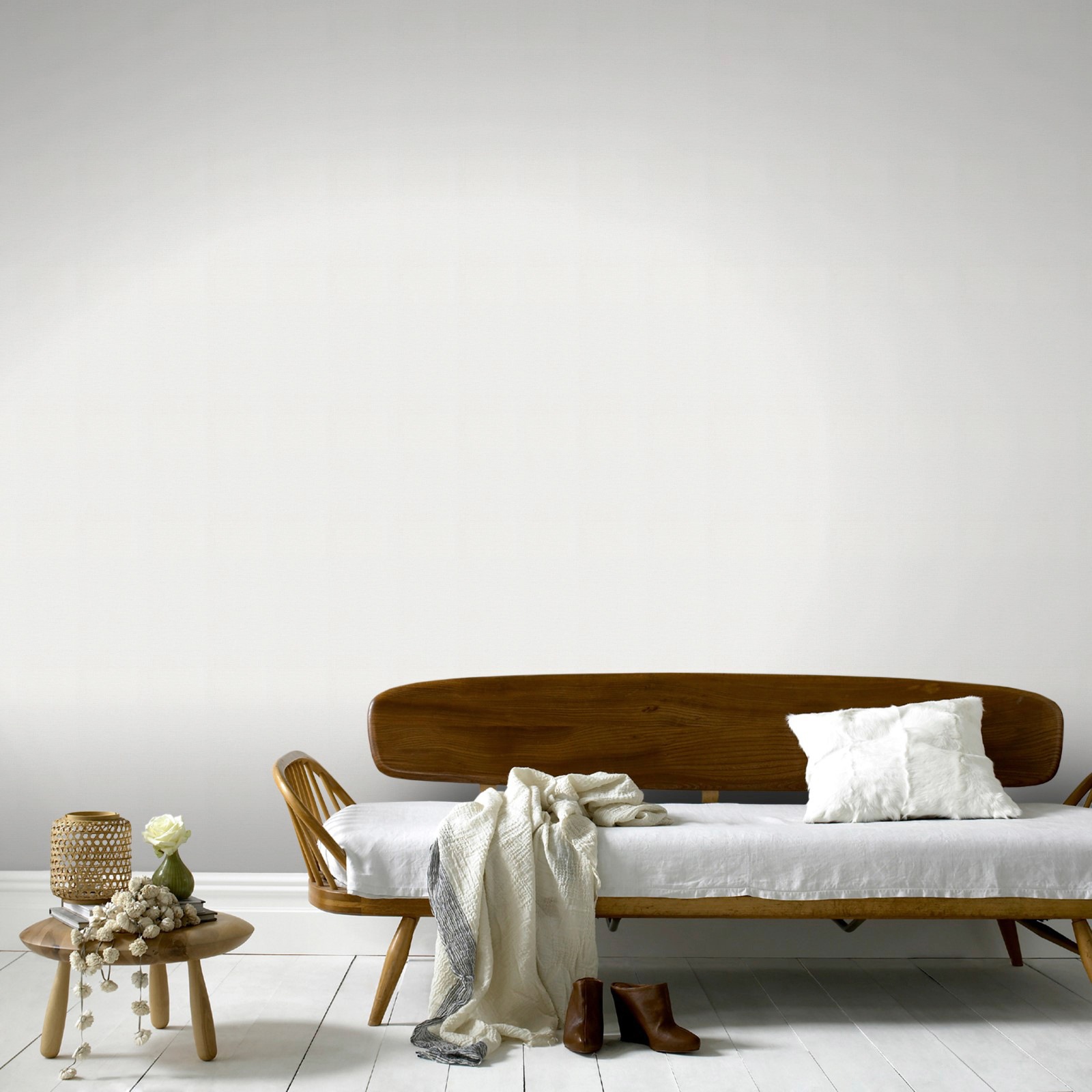 WOW Vliestapete »Elegante uni sand« uni geprägt FSC® zertifiziert, mit lebhaftem Druck, 10 Meter Länge