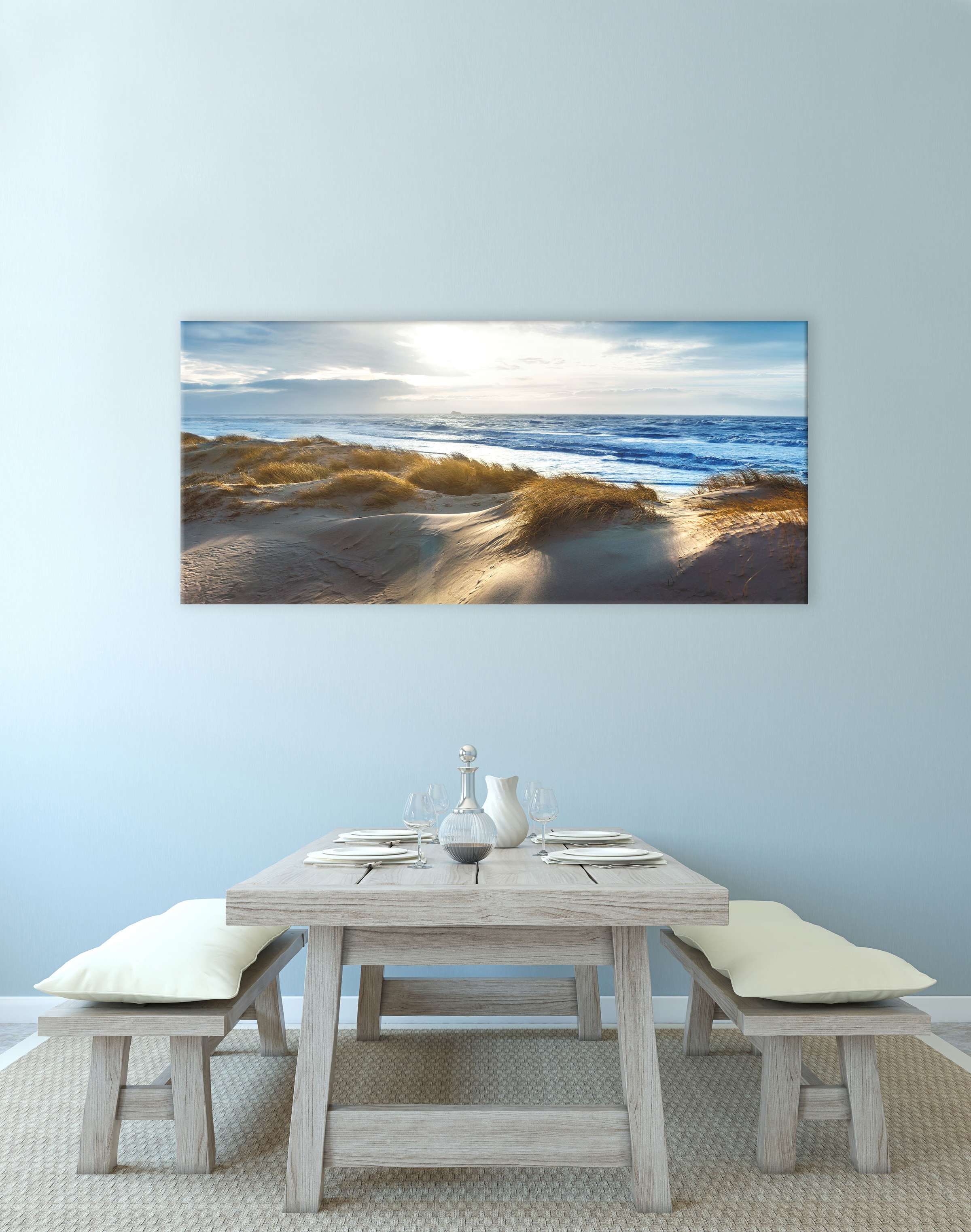 Bönninghoff Leinwandbild »Strand Meer« 1 Stk. tlg. günstig online kaufen