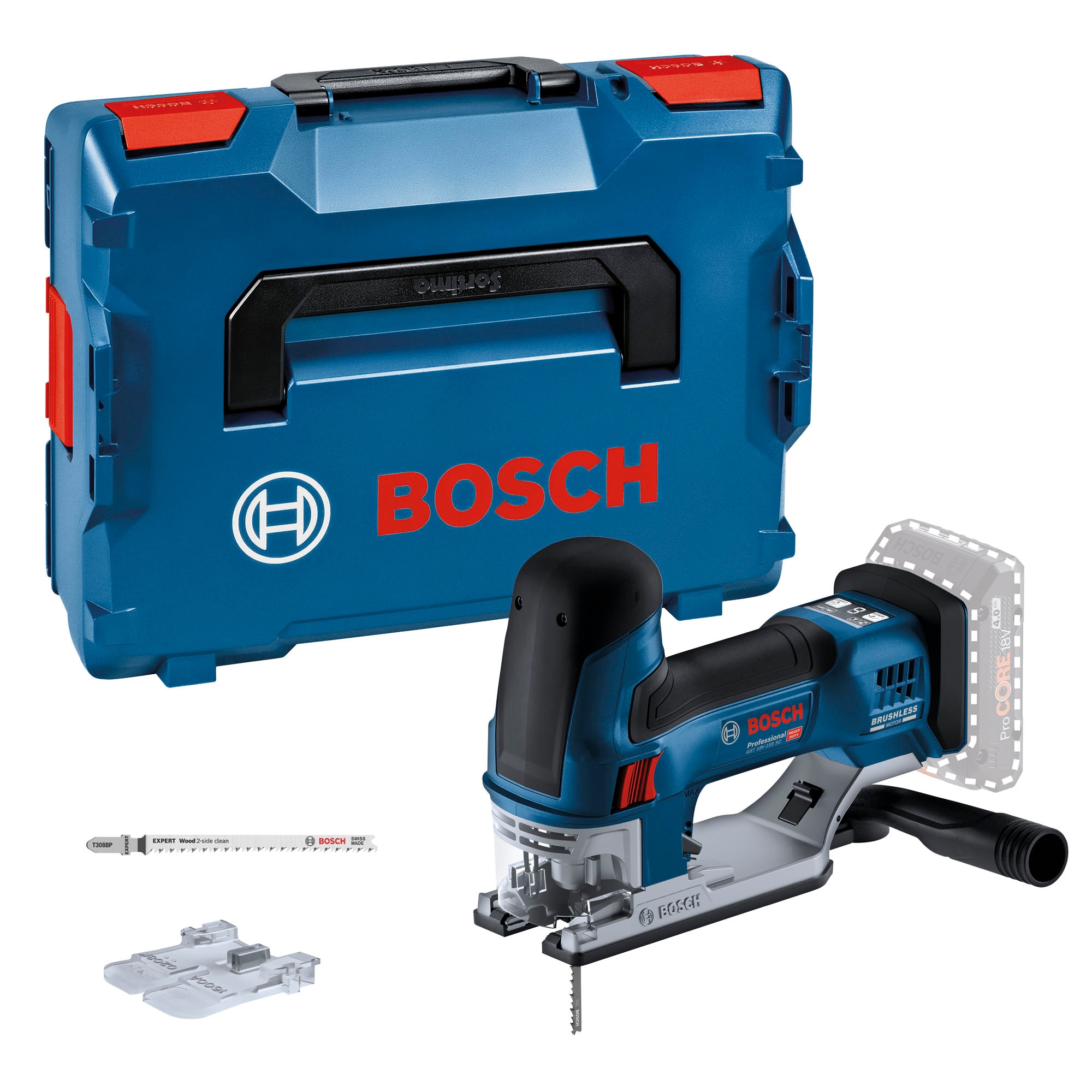 Bosch Professional Akku-Stichsäge »»GST 18V-155 SC PROFESSIONAL««, ohne Akku und Ladegerät