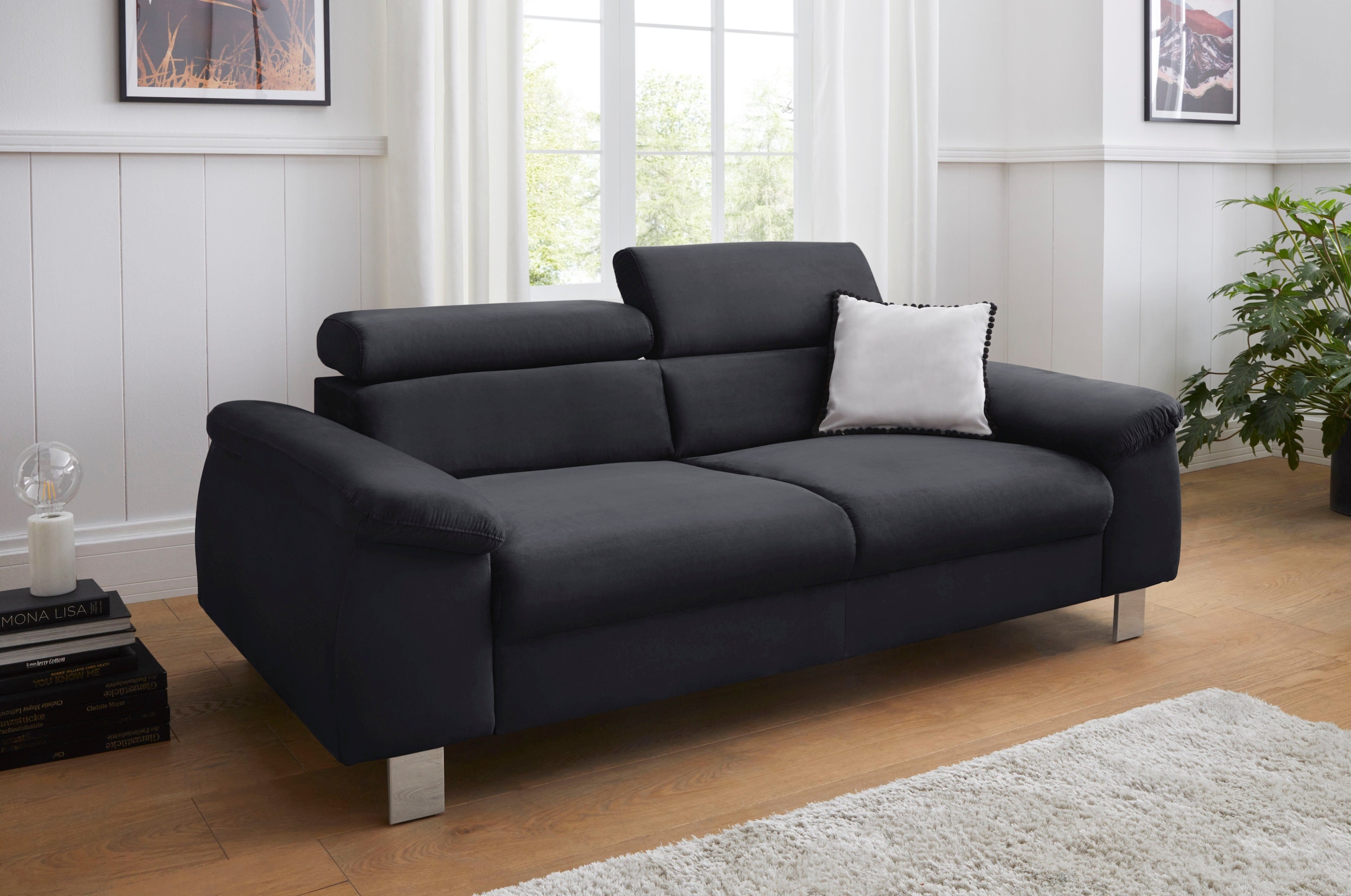 COTTA Polstergarnitur »Komaris, B: 193 bzw. 100 cm« Set, Set: 3er-Sofa & Ho günstig online kaufen