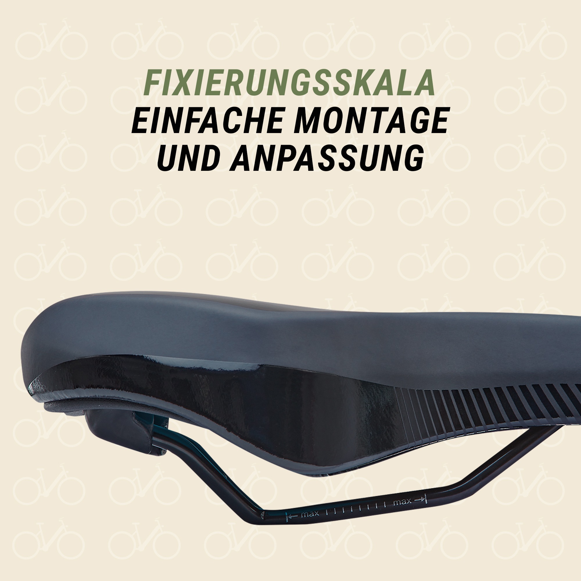 Prophete Fahrradsattel »Citysattel«