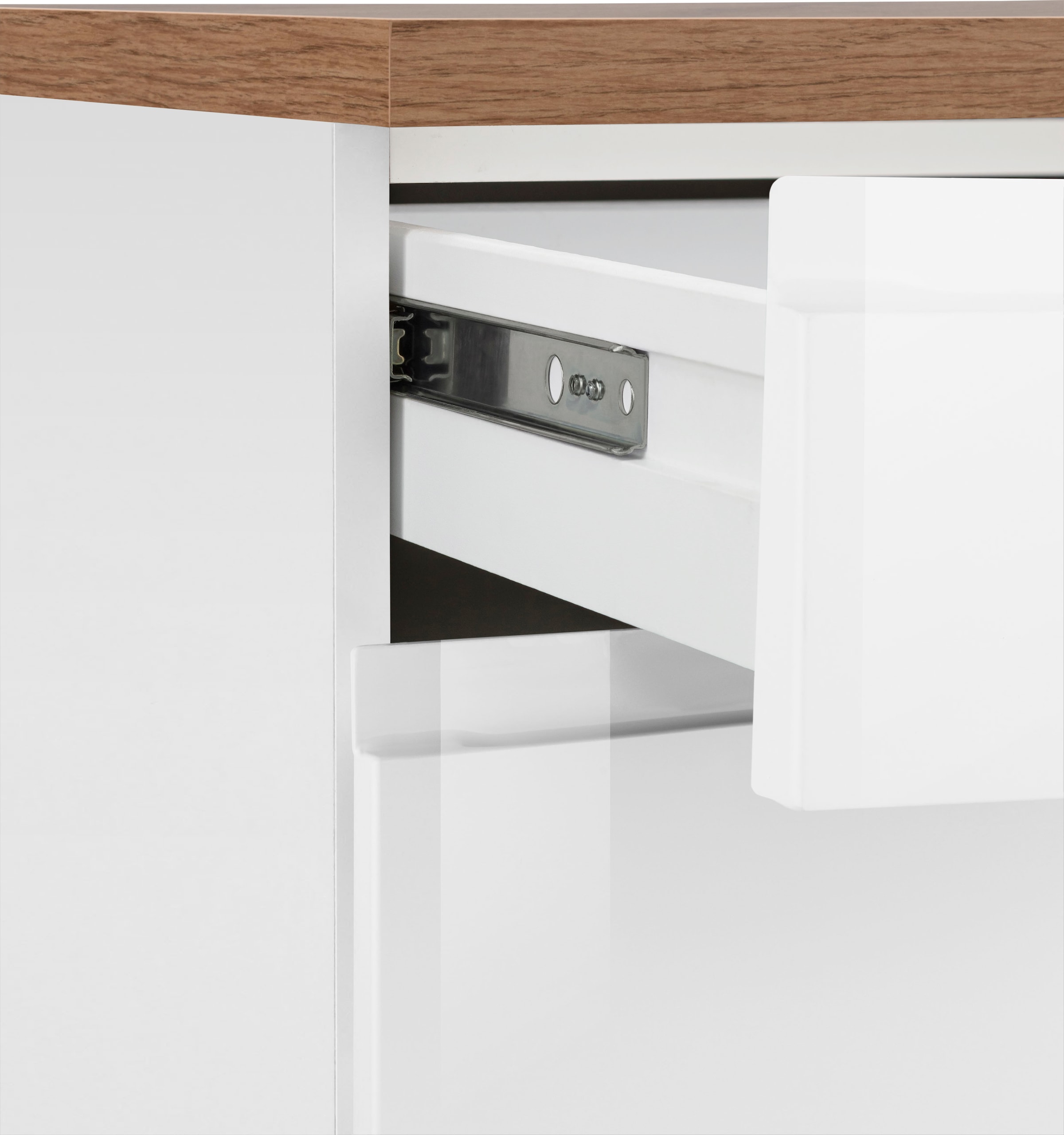 KOCHSTATION Küchenzeile »KS-Virginia« Breite 290 cm, wahlweise mit Induktionskochfeld