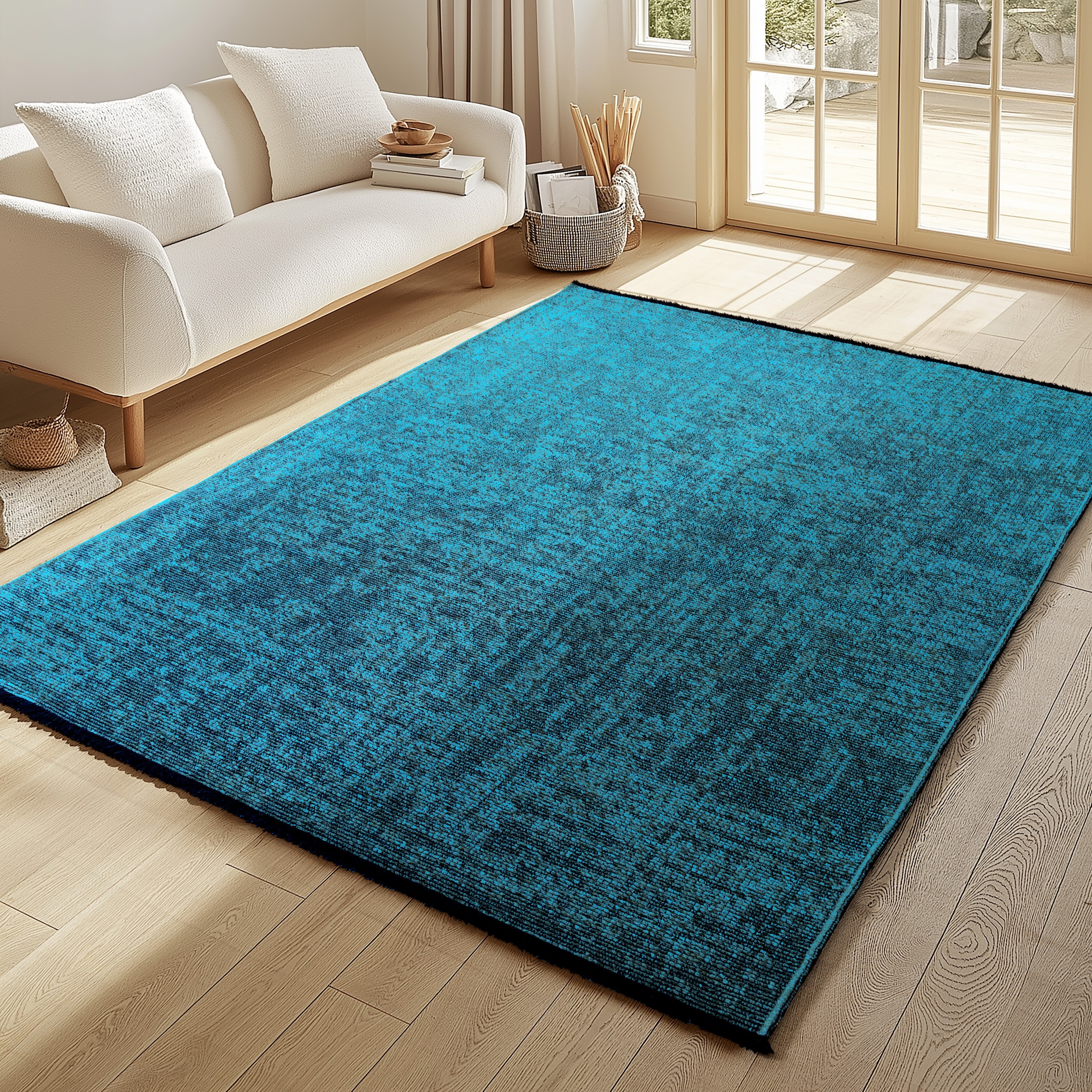 Ayyildiz Teppiche Teppich »SPACE 1900«, rechteckig, 7 mm Höhe, Kurzflor, Bo günstig online kaufen