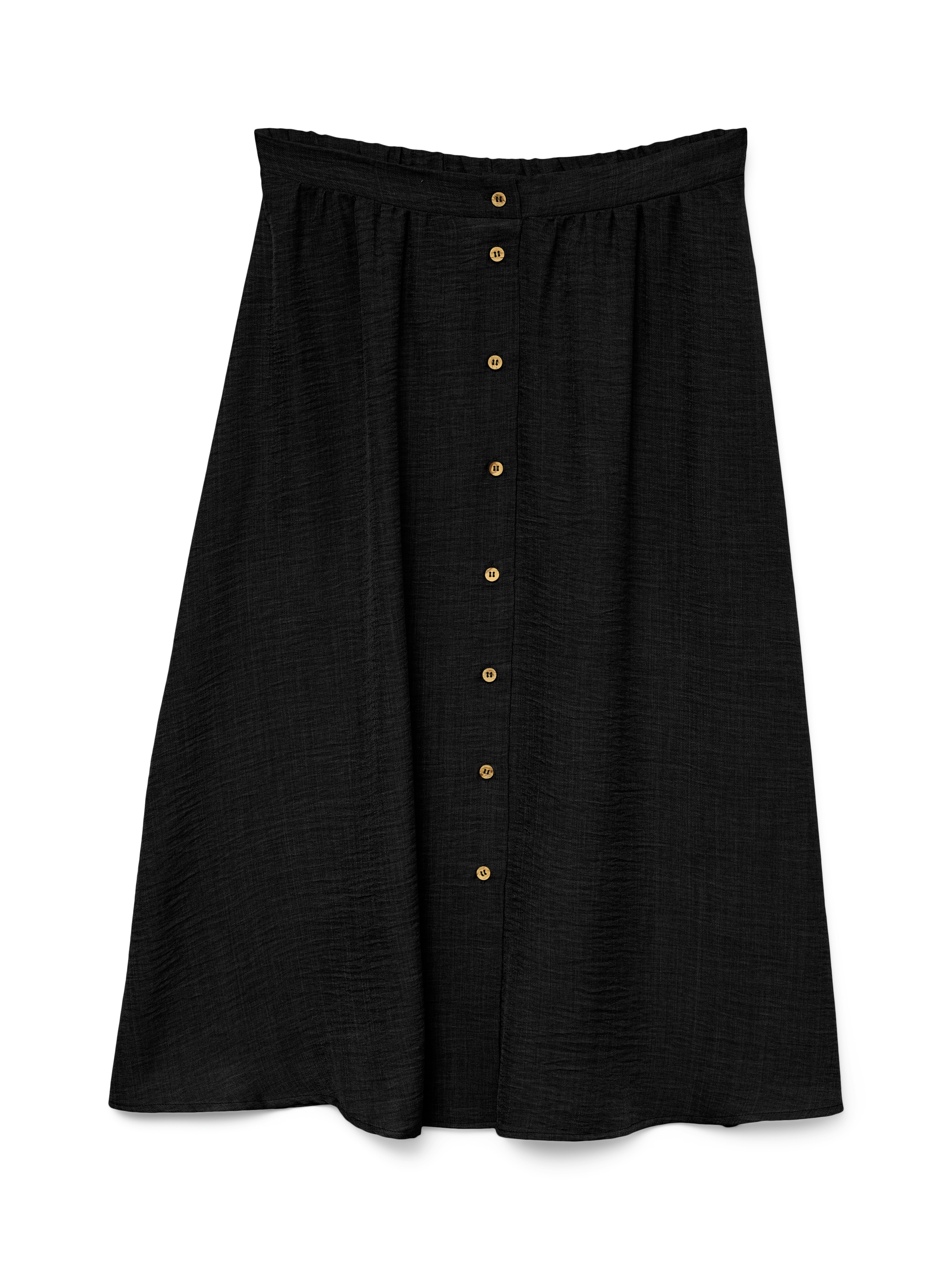 Vero Moda Maxirock »VMMELANEY HW BUTTON CALF SKIRT WVN NOOS«
