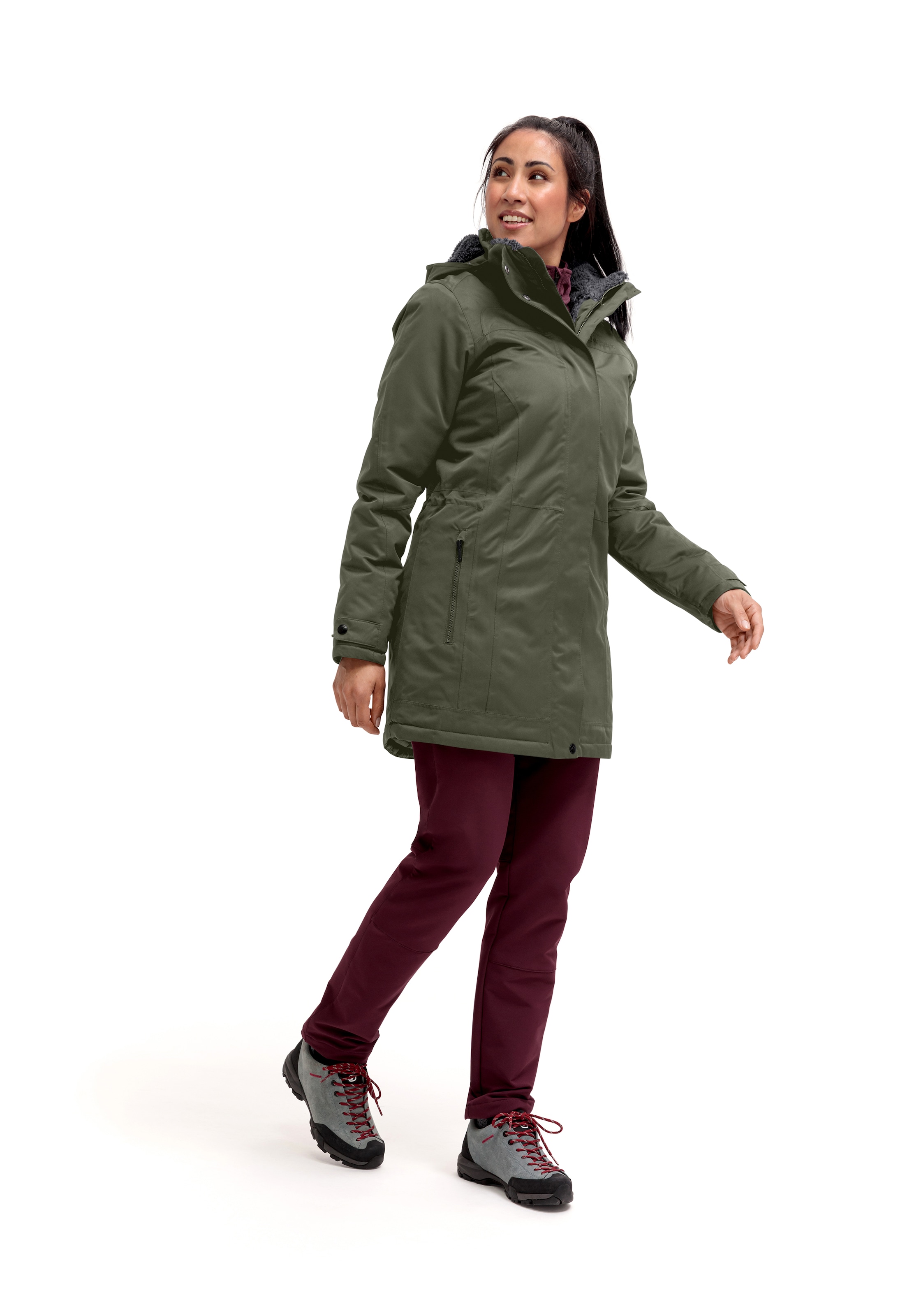 Maier Sports Funktionsjacke »Lisa 2.1«, Damen Mantel, atmungsaktiver Wintermantel, 2 RV-Taschen, Regular Fit