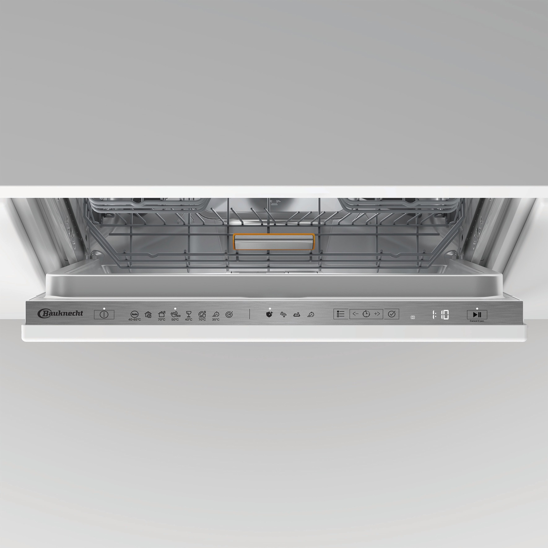 BAUKNECHT vollintegrierbarer Geschirrspüler XXL »BKKR IAXL« 14 tlg. Maßgedecke XXL Geschirrspüler - 4,1 cm höher als Standardmodelle